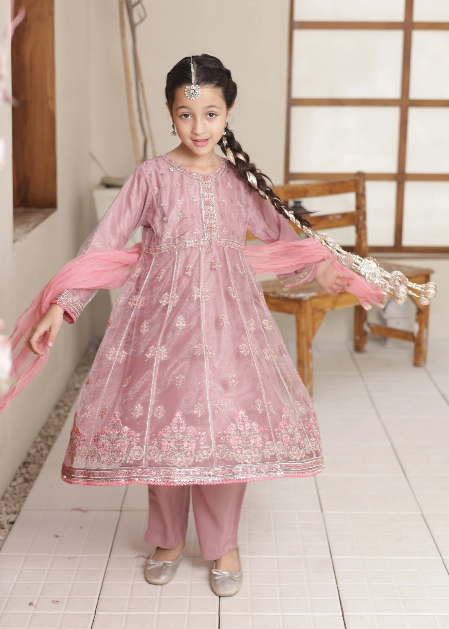 net Pishwas in Lilac