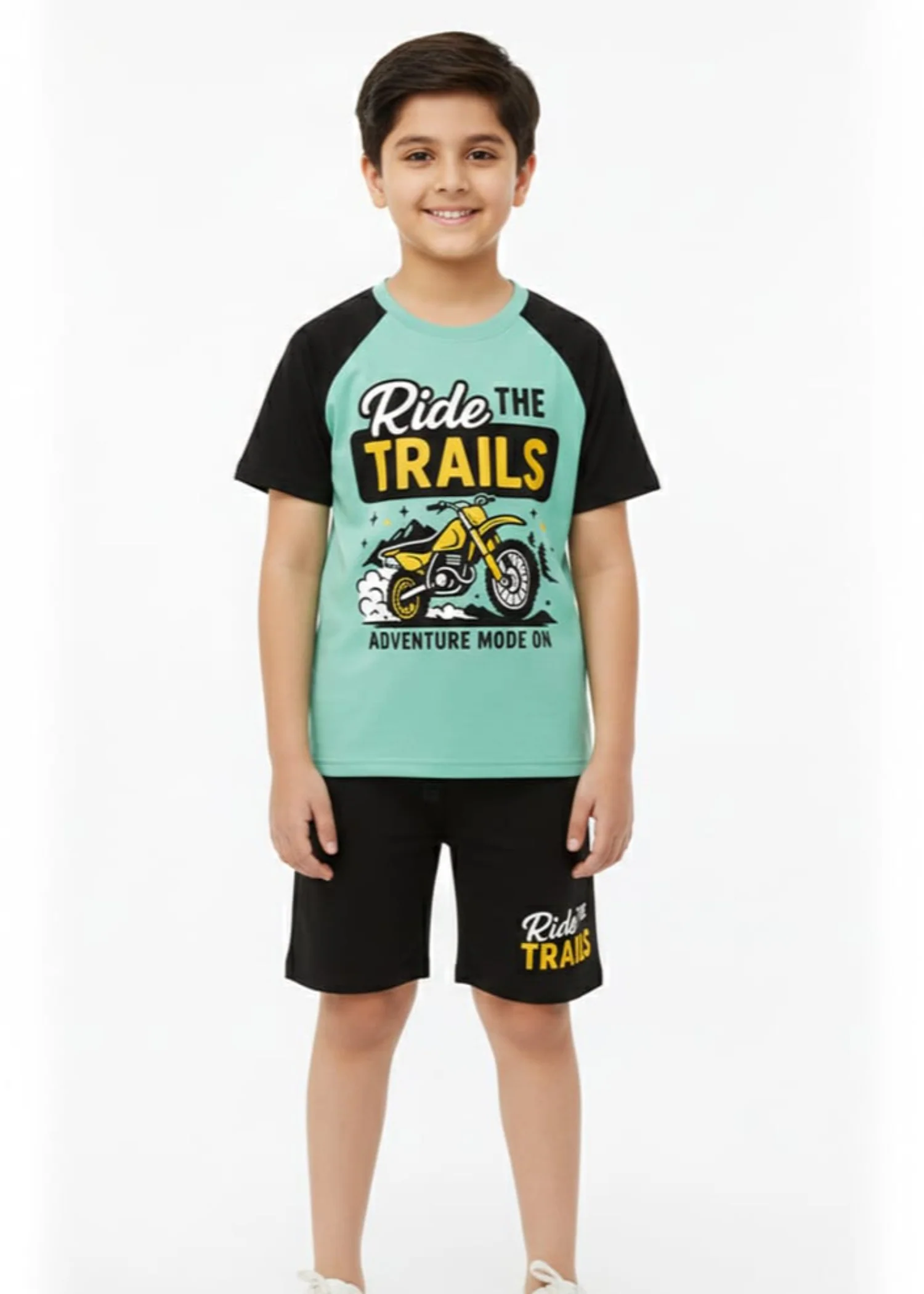 cotton T Shirt in Multi