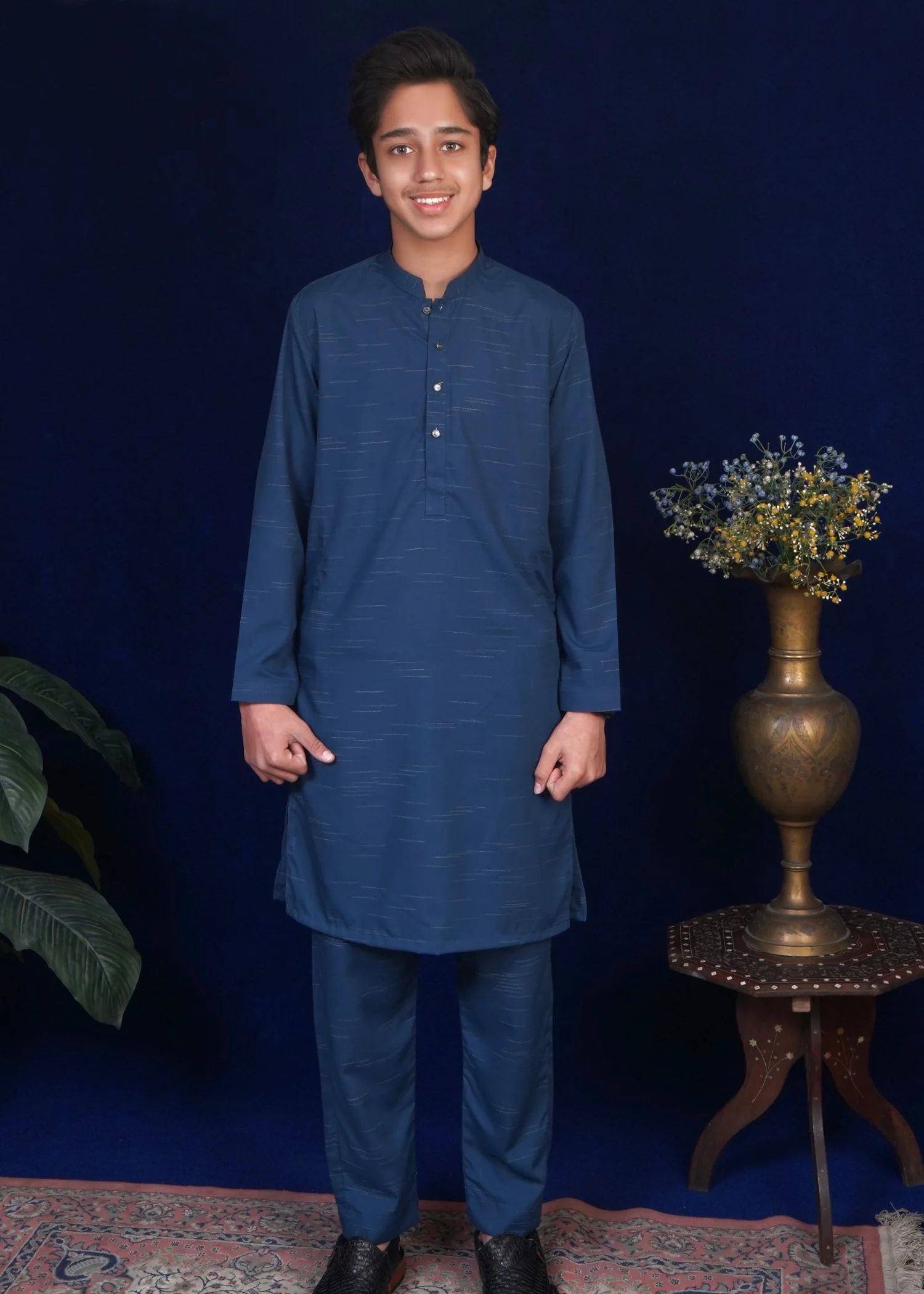 wash & wear Kurta Set in Blue