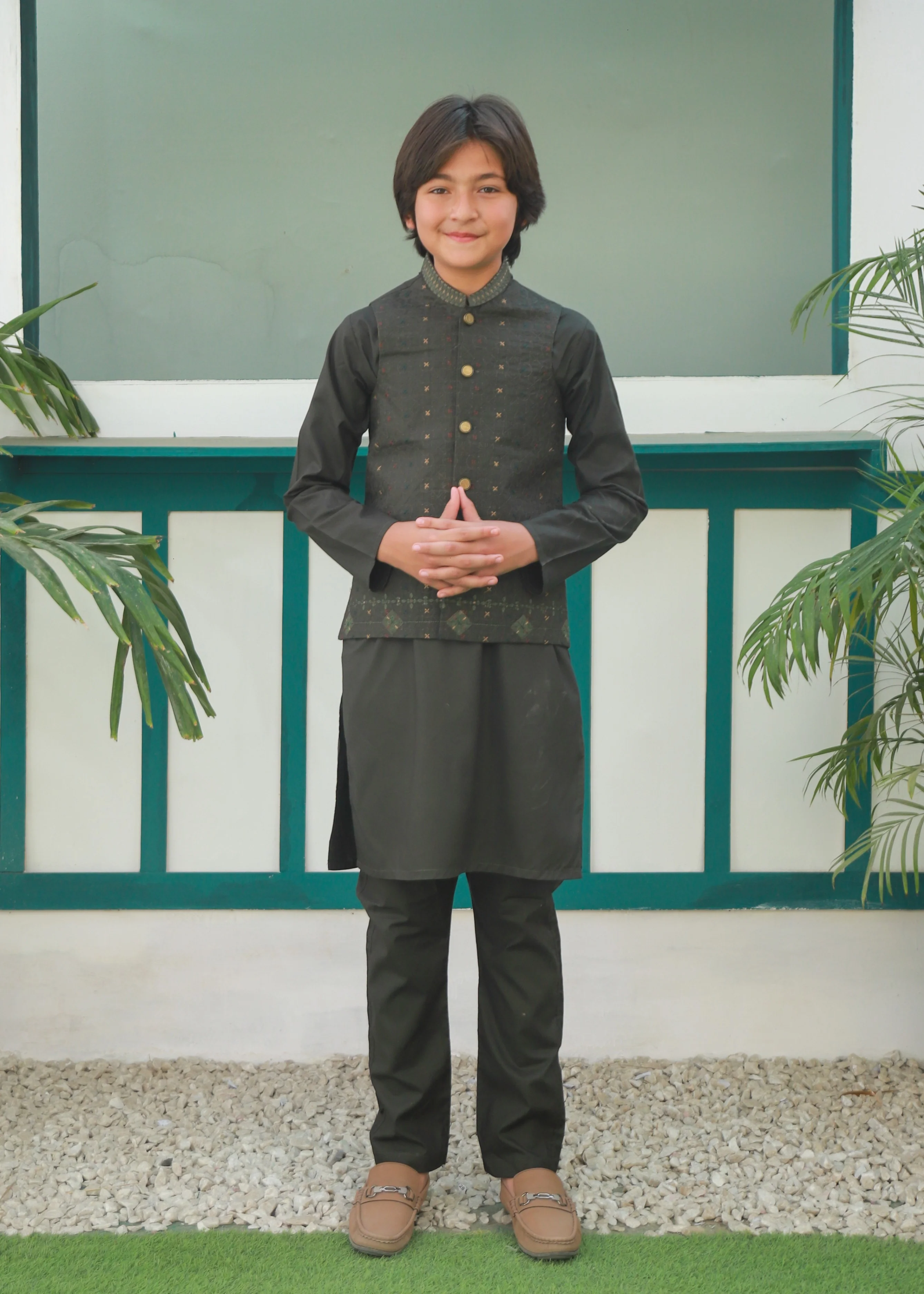 suiting Waistcoat in Dim grey