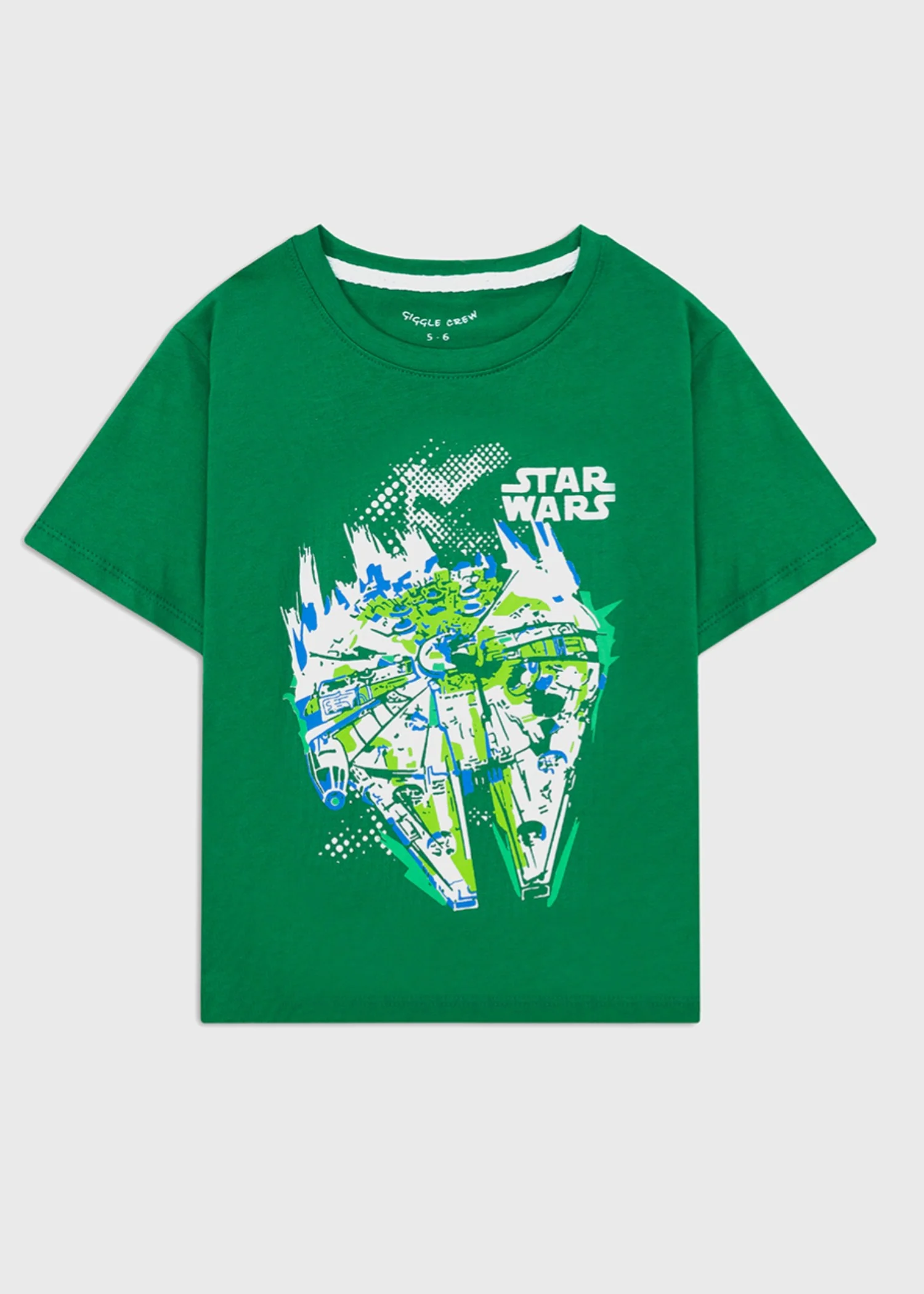 cotton T Shirt in Emerald green