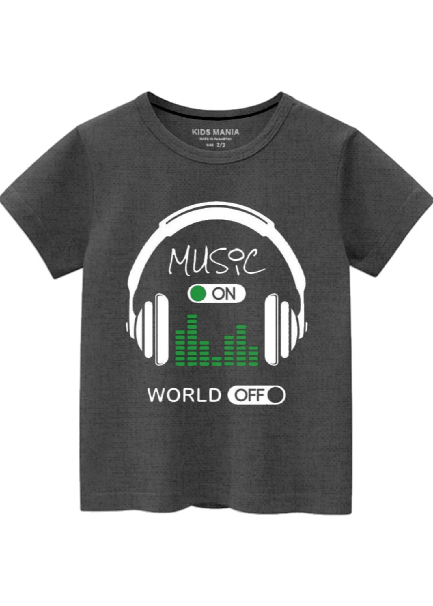 cotton jersey T Shirt in Iron grey
