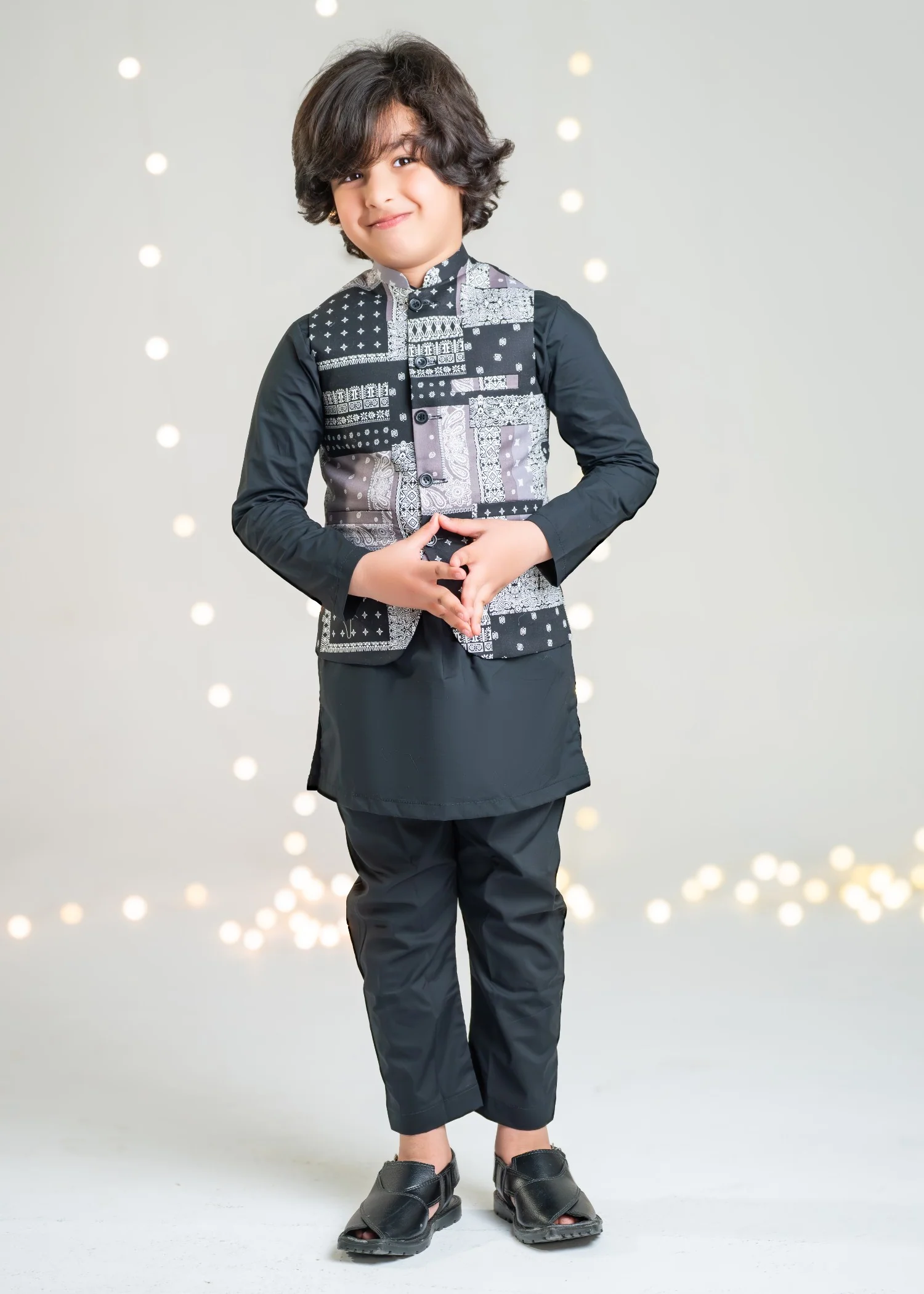cotton Waistcoat in Multi