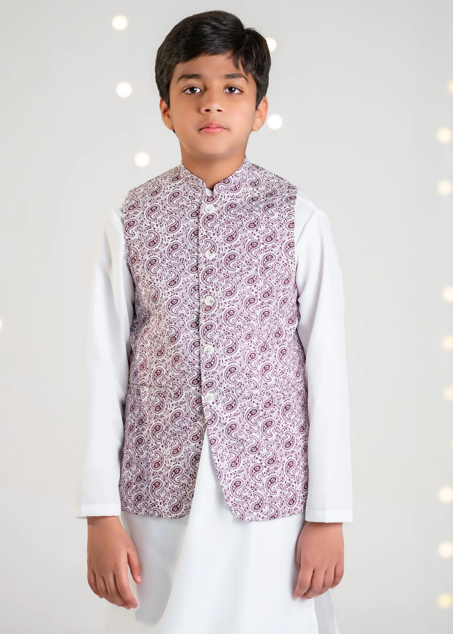 cotton Waistcoat in White