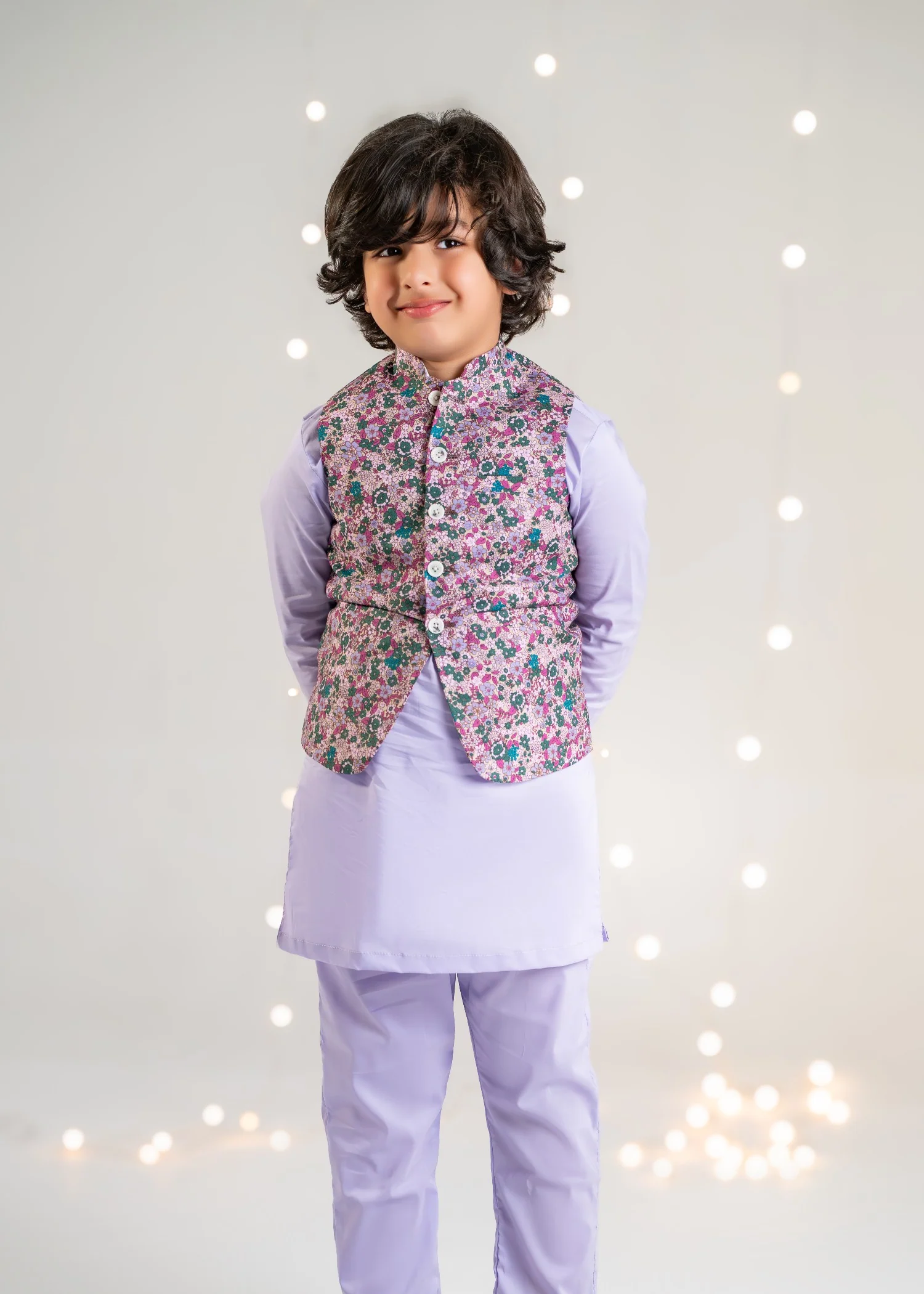 cotton Waistcoat in Multi