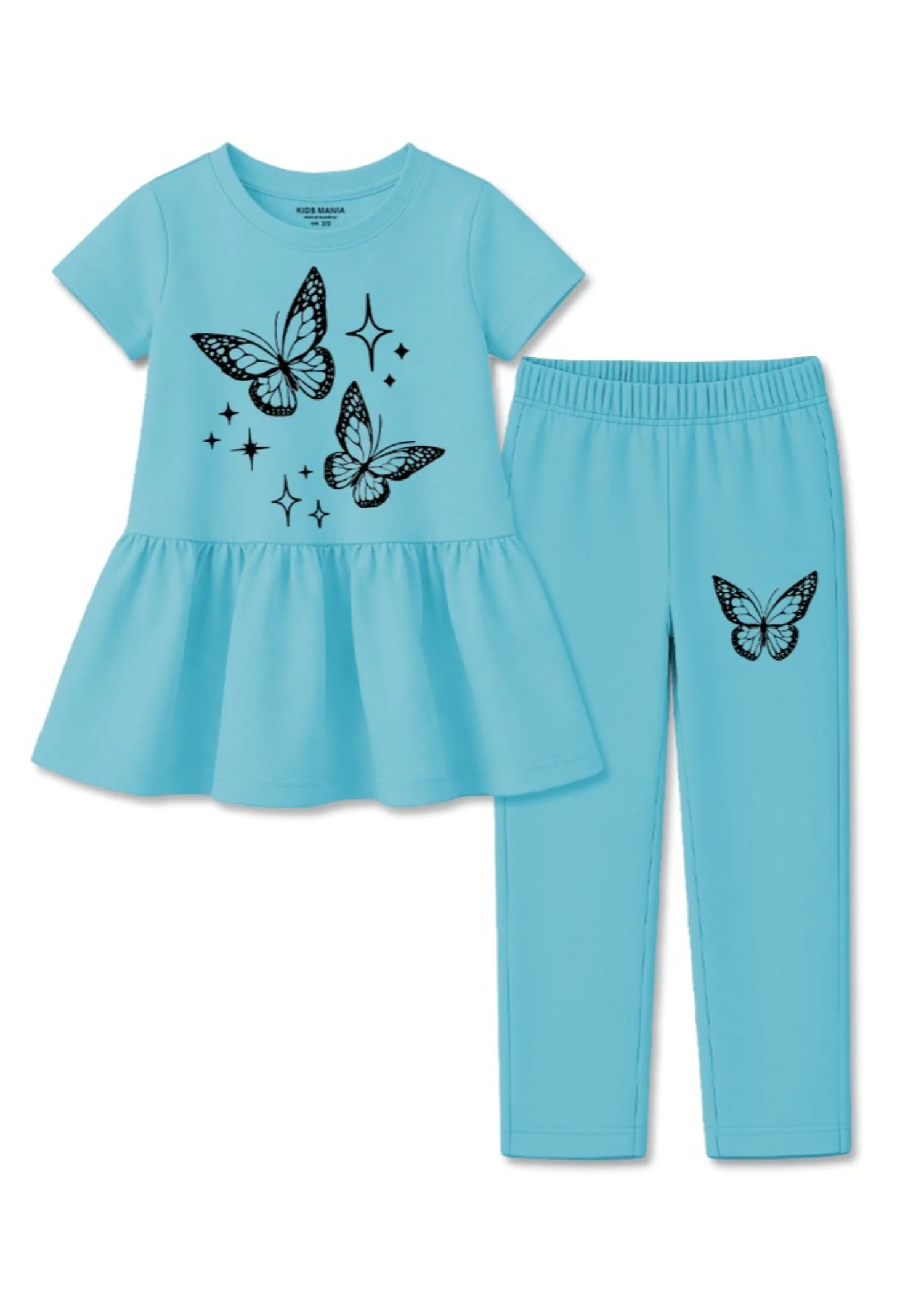 cotton Frock in Electric blue