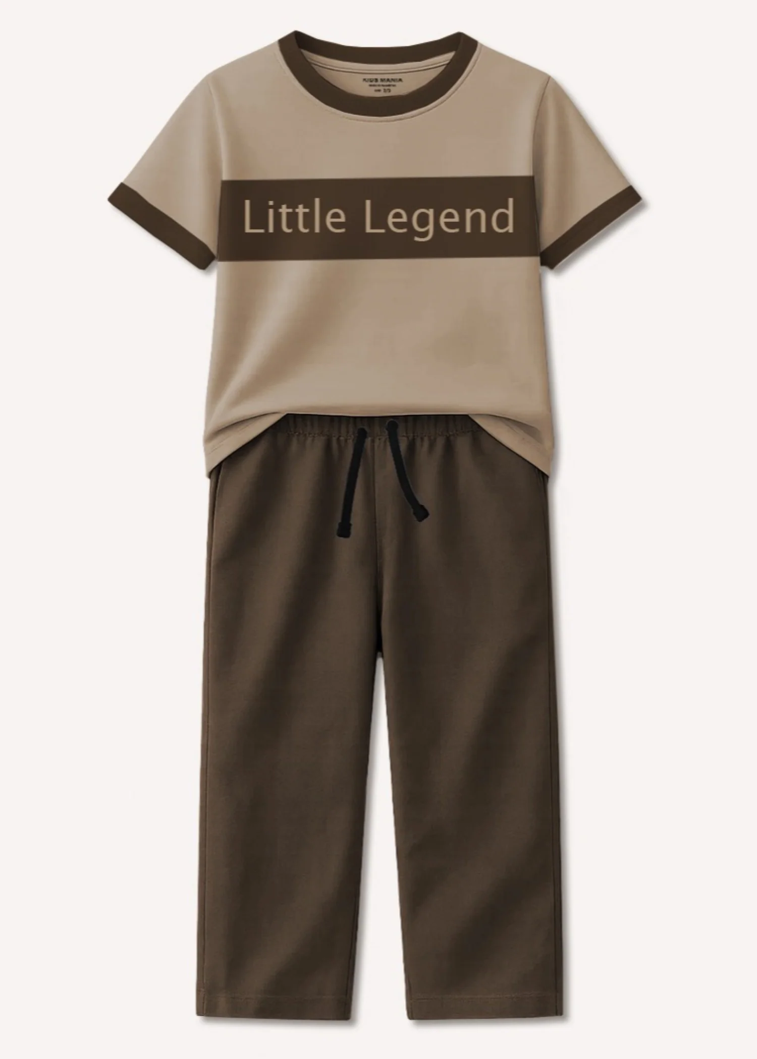 cotton Tracksuit in Dark brown
