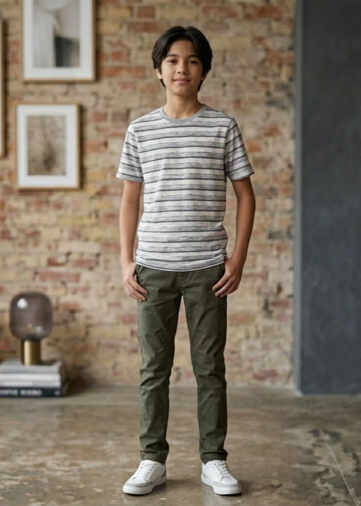 cotton T Shirt in Multi