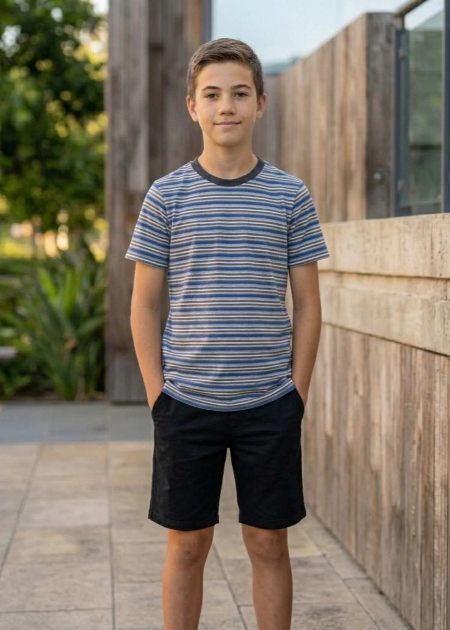 cotton T Shirt in Multi