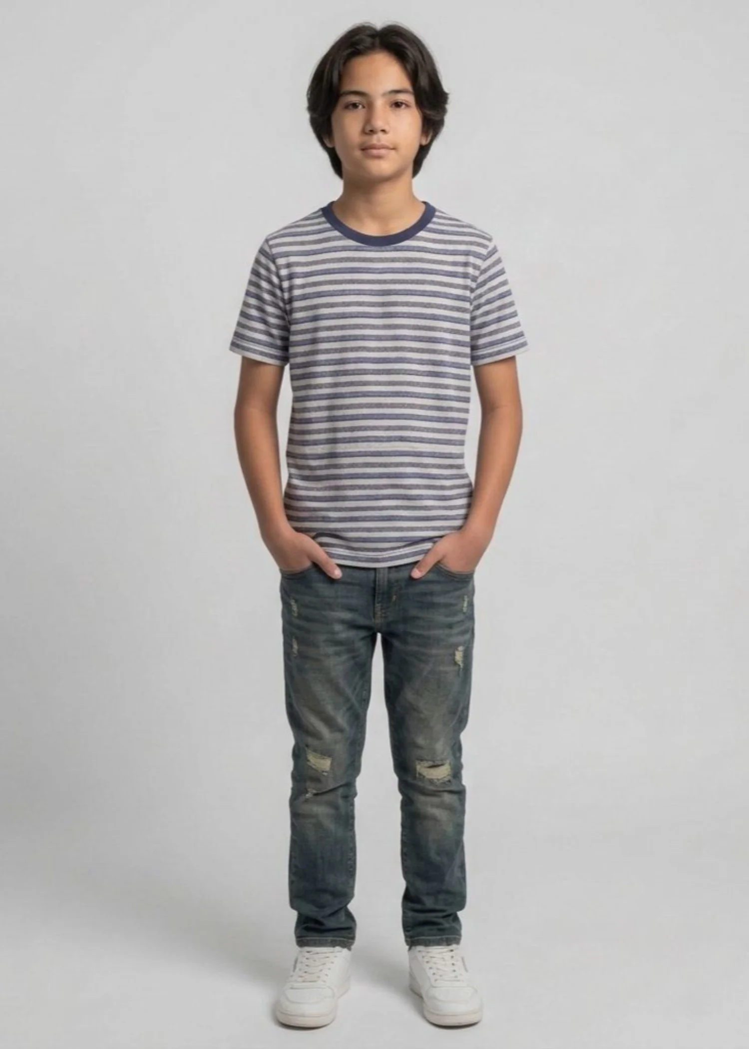 cotton T Shirt in Multi