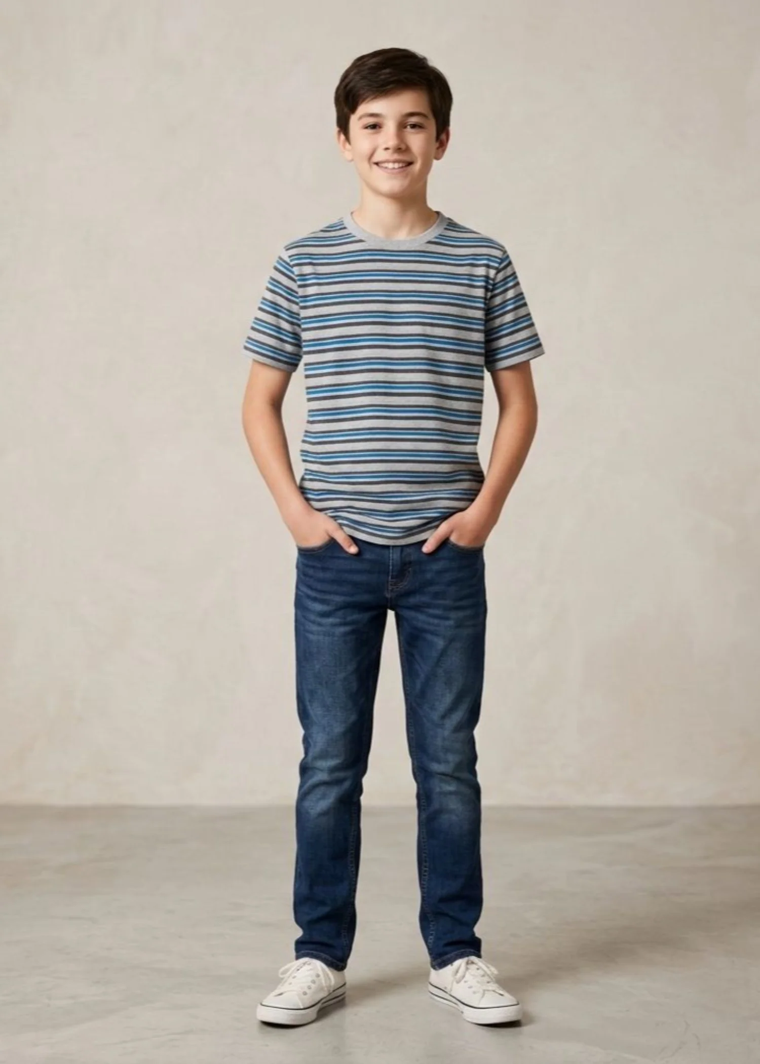 cotton T Shirt in Multi