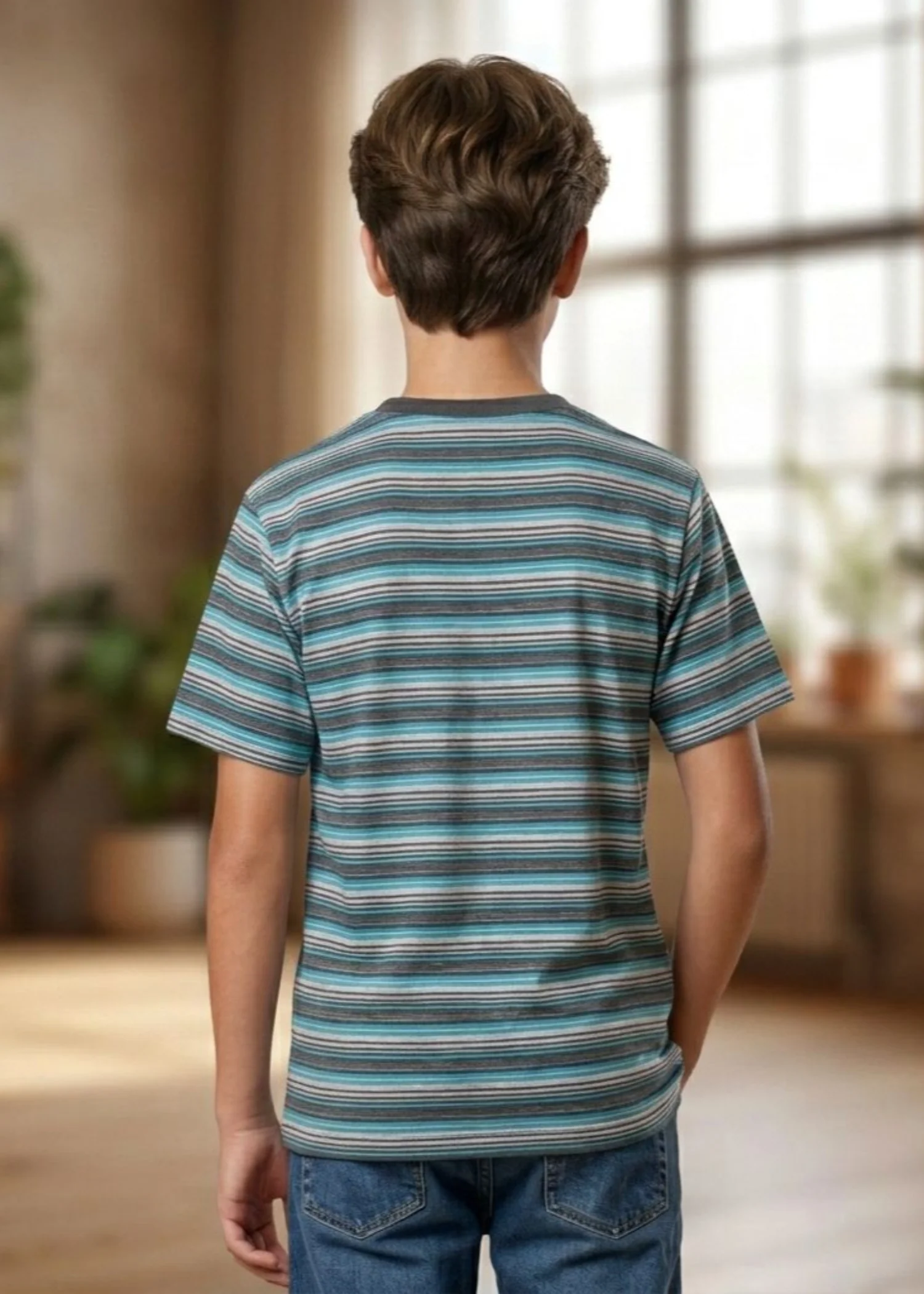cotton T Shirt in Multi