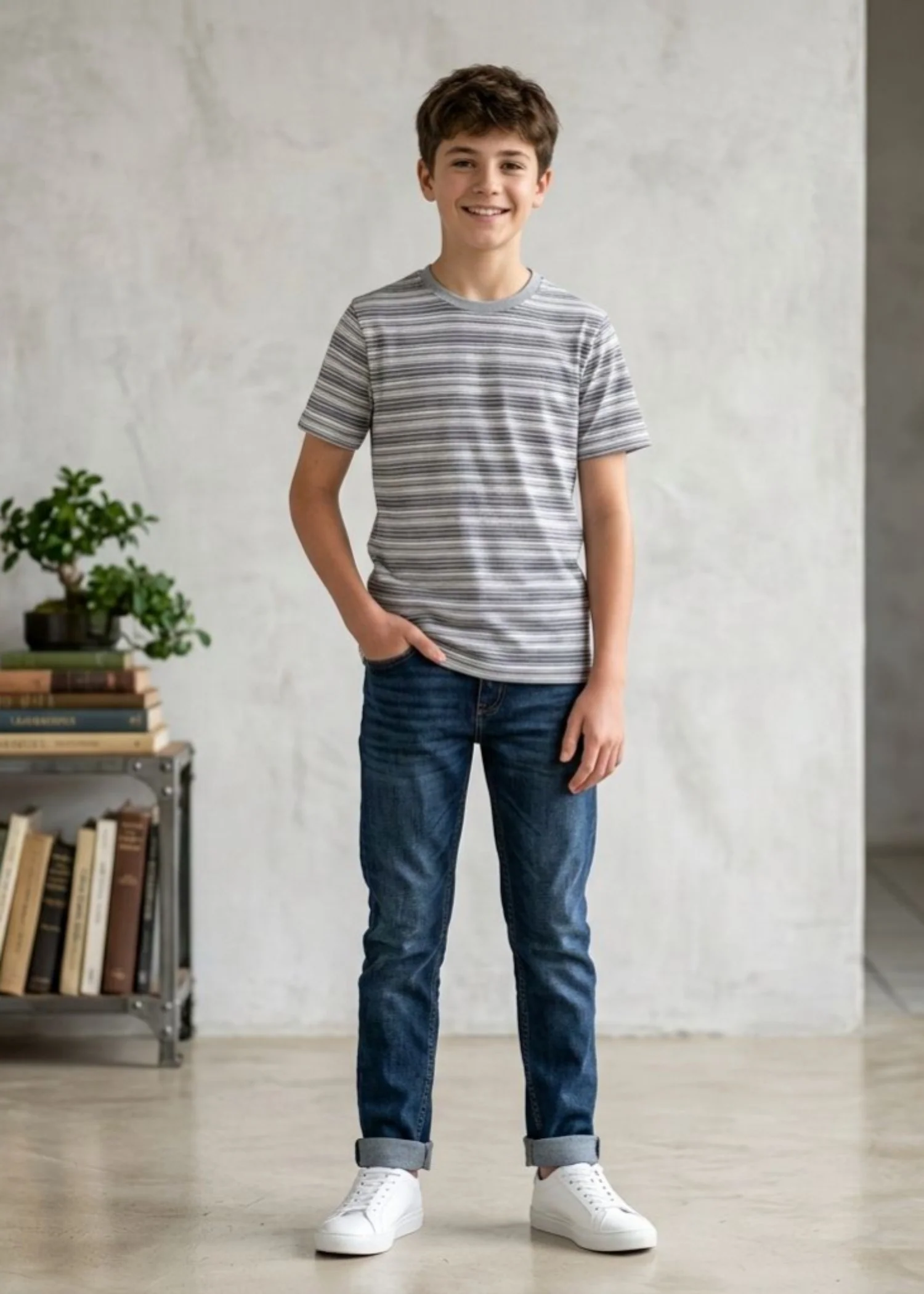 cotton T Shirt in Multi