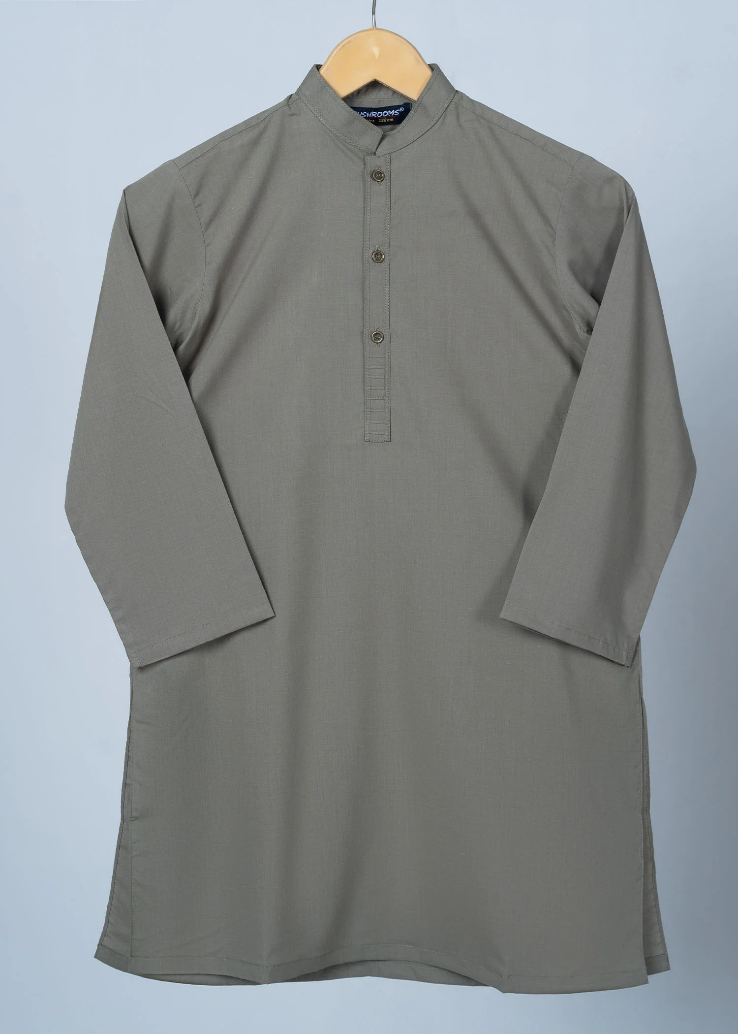 wash & wear Kurta in Olive green