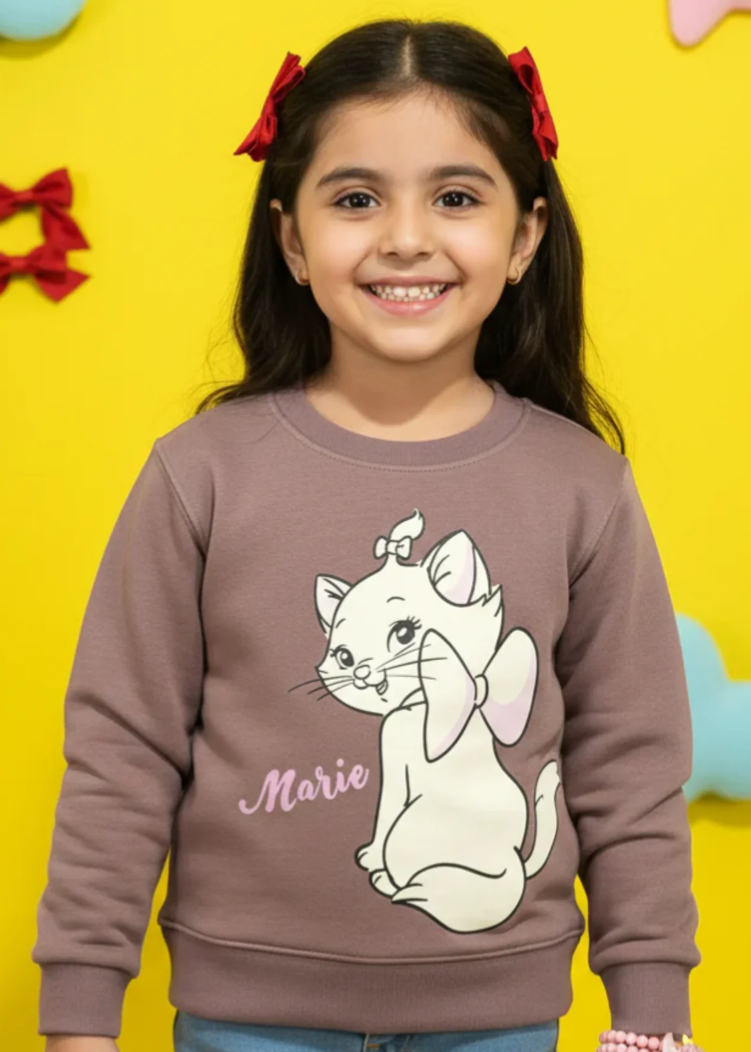 fleece Sweatshirt in Peanut