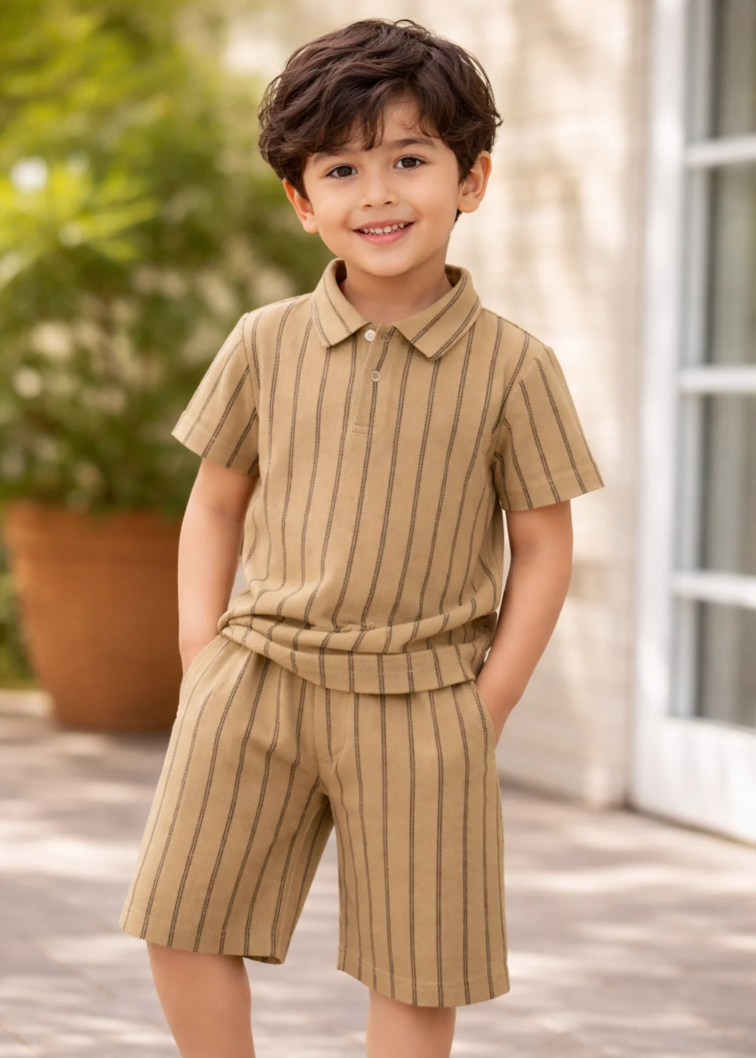 Co ord Sets in Camel brown