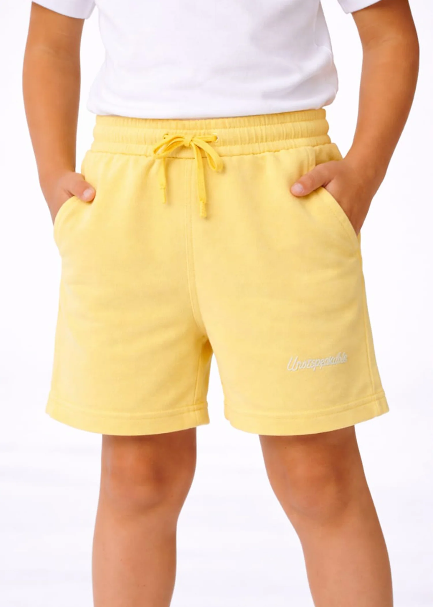 terry Shorts in Yellow