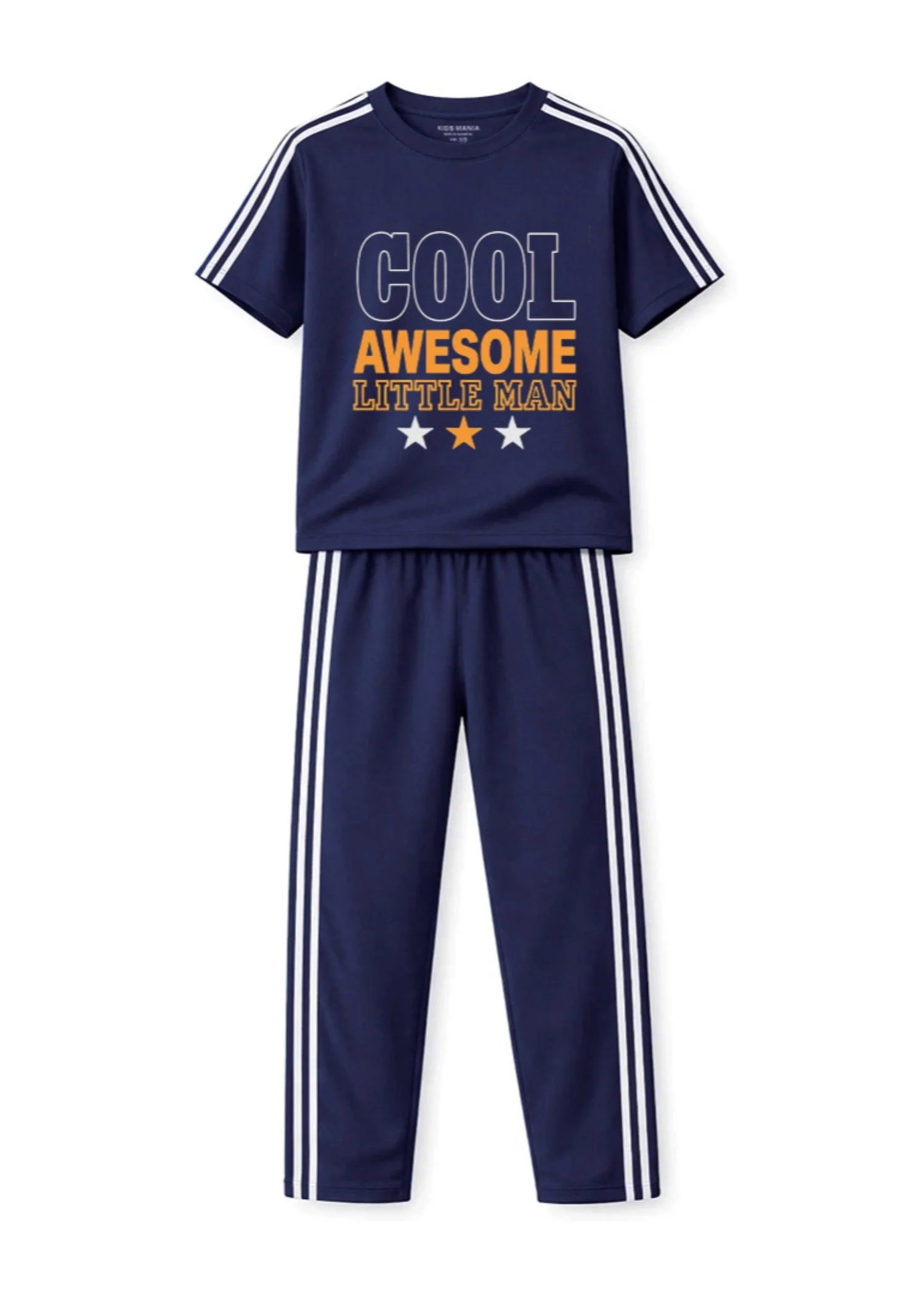 cotton Tracksuit in Navy blue