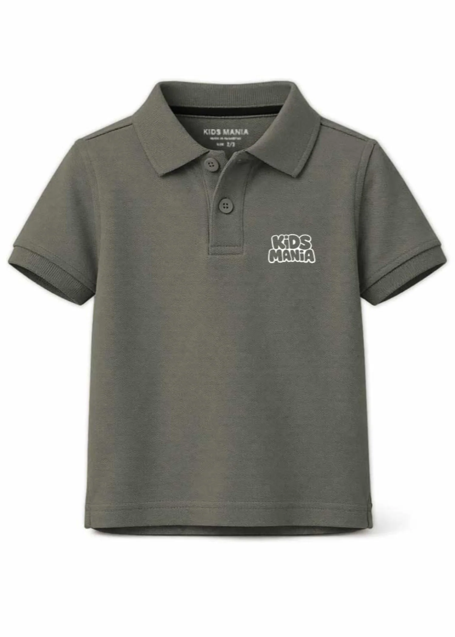 cotton Polo Shirt in Olive green