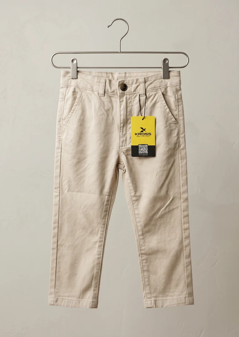 cotton Pants in Beige