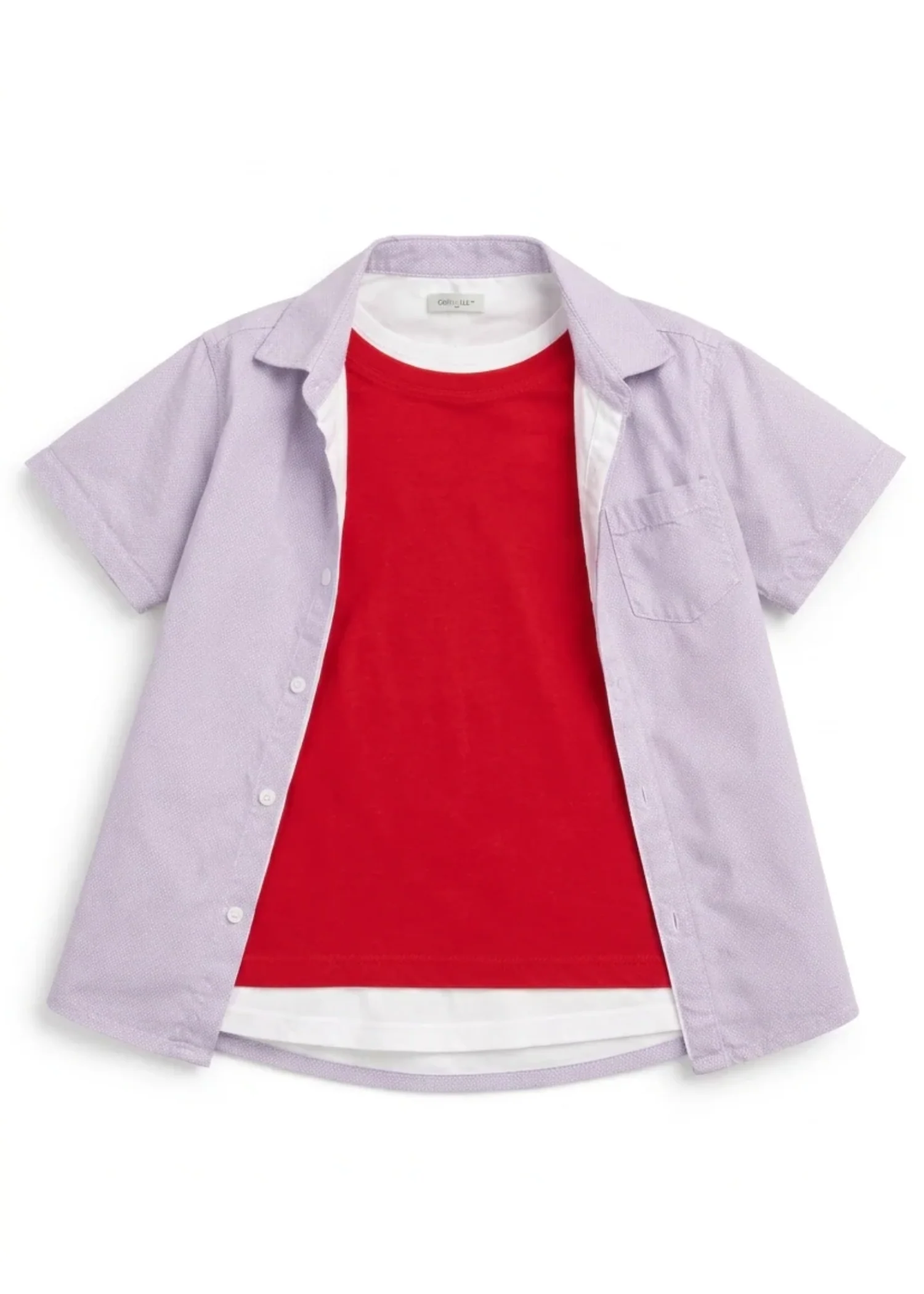 cotton Casual Shirt in Alabaster
