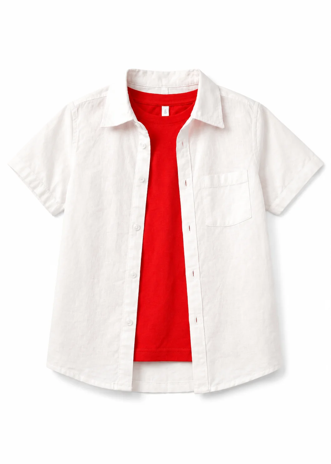 cotton Casual Shirt in White