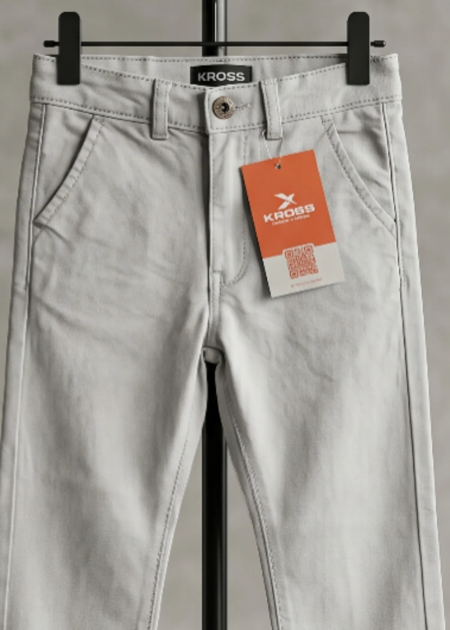 cotton Pants in Ash grey