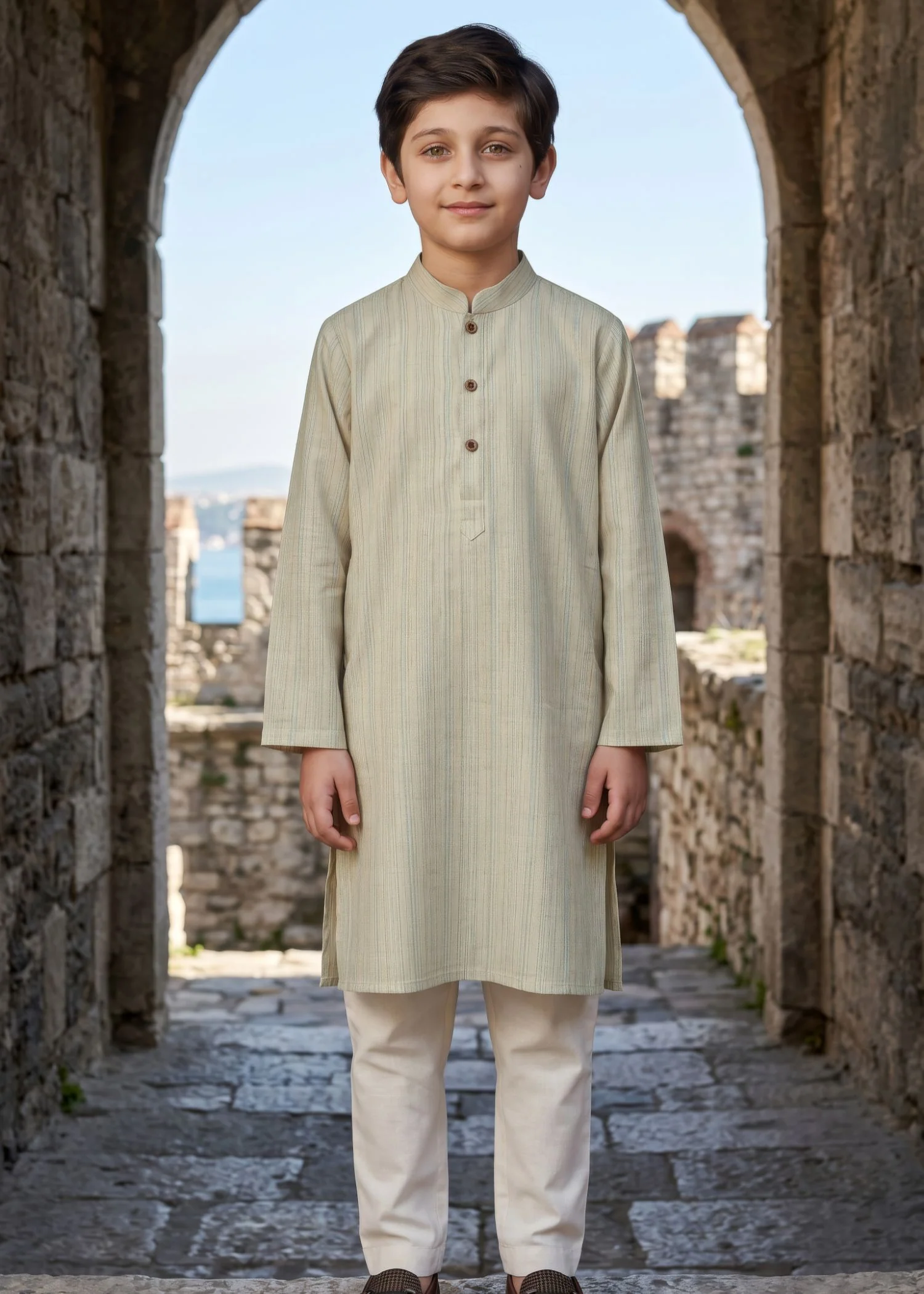 cotton Kurta in Cream