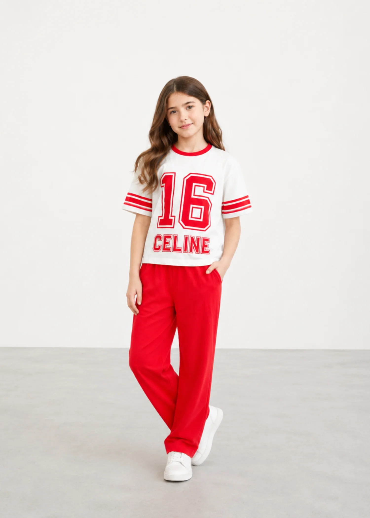 Co Ord Sets in Red, white