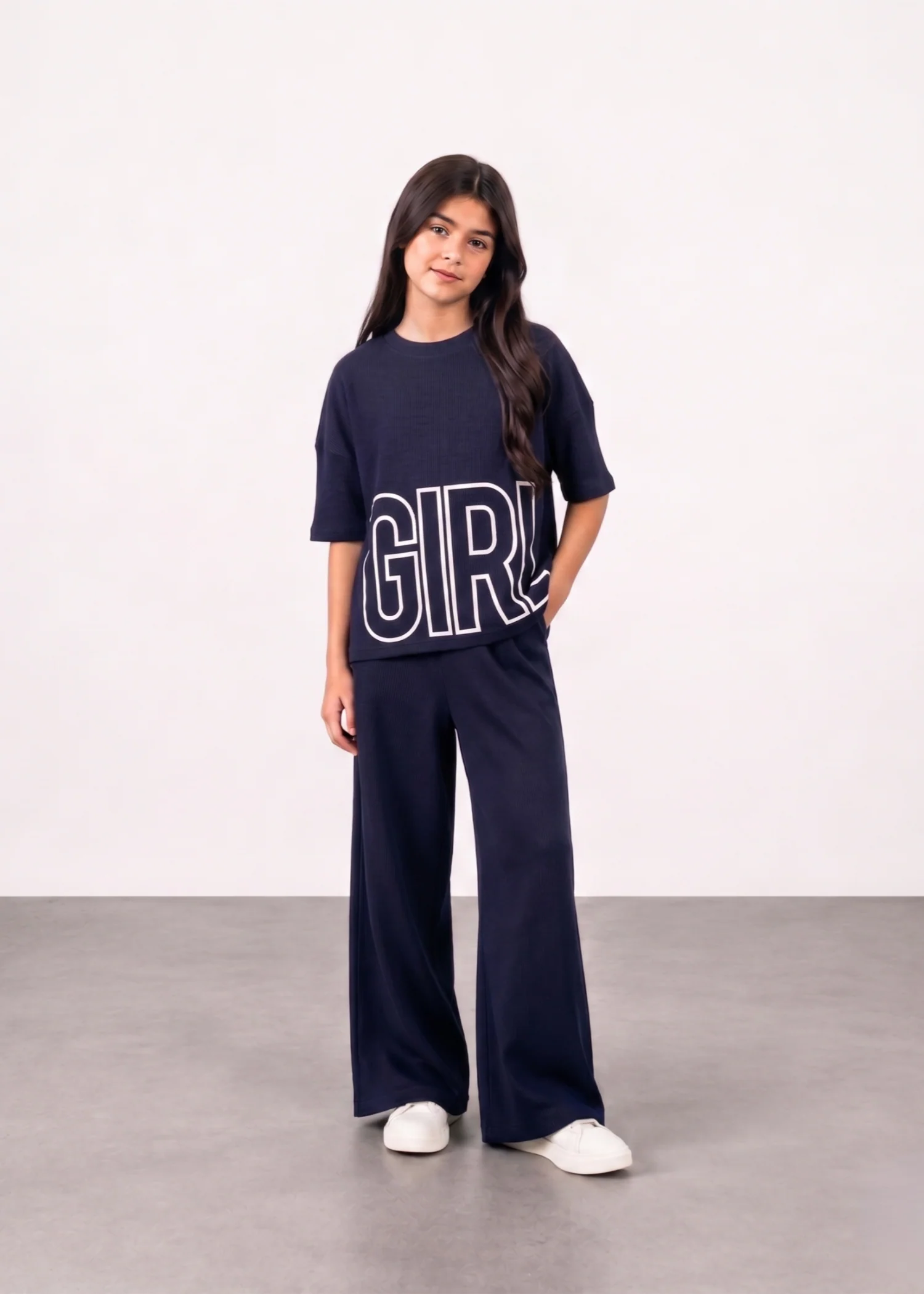 Co Ord Sets in Navy blue