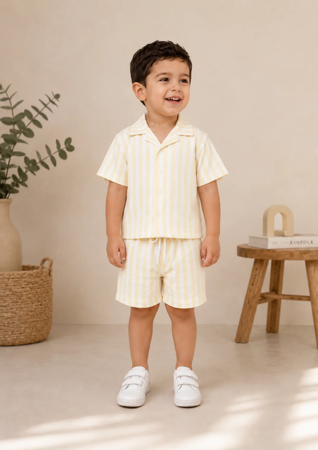 Co ord Sets in Lemon chiffon