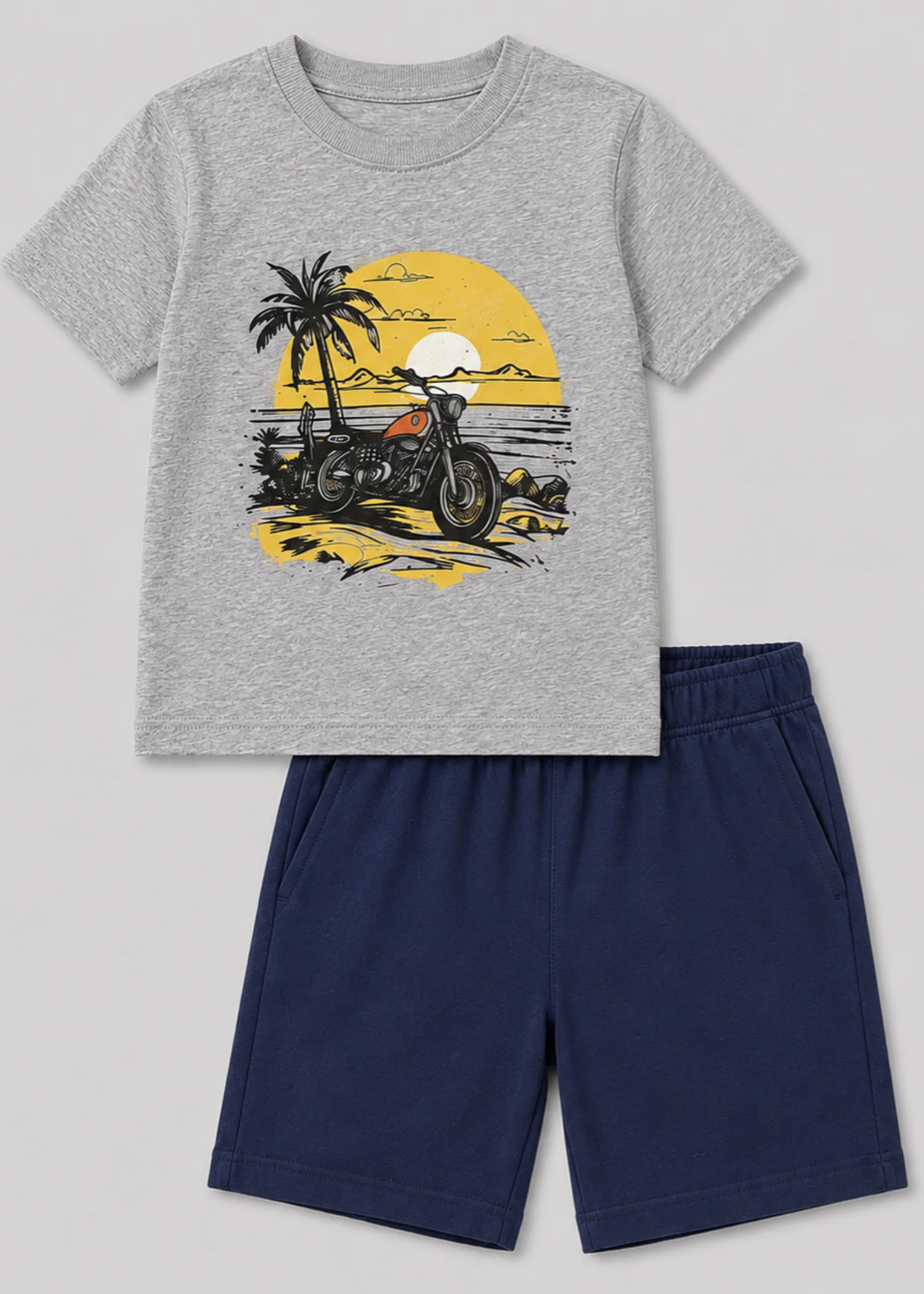 Co ord Sets in Ash grey, navy blue