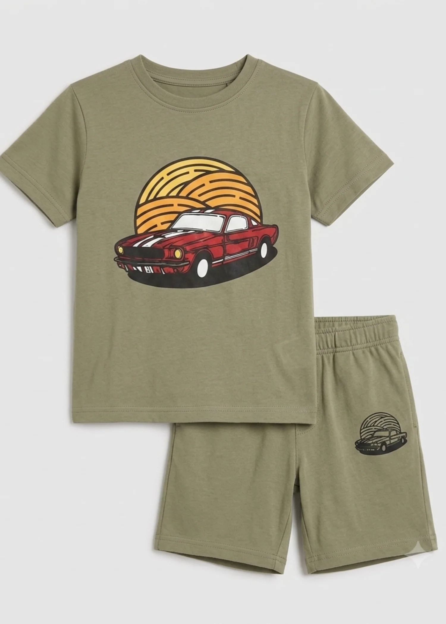 Co ord Sets in Olive green