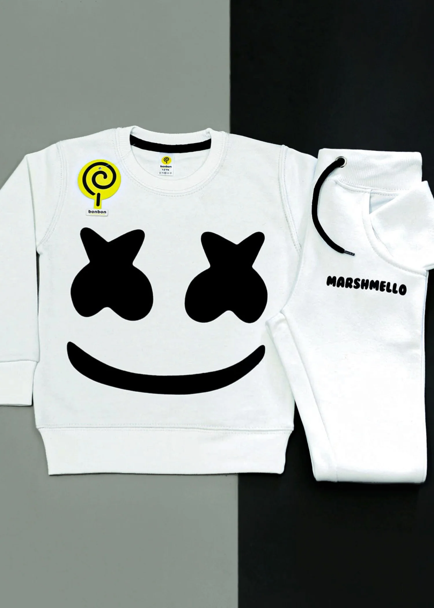 fleece Tracksuit in White
