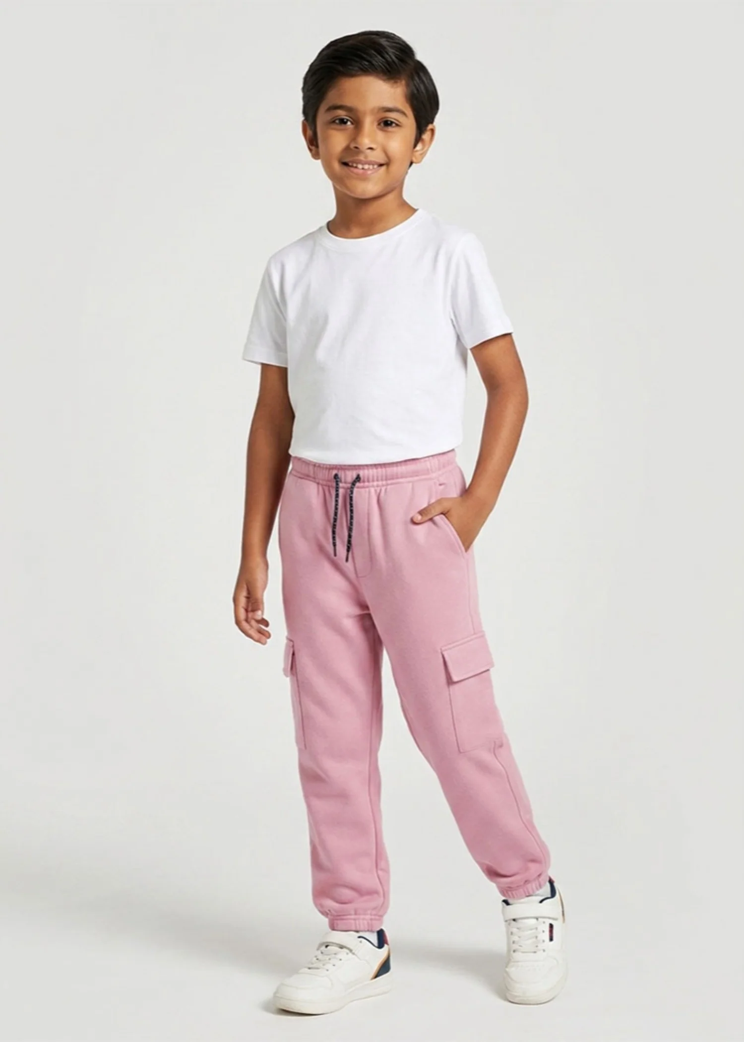 fleece Trousers in Pink