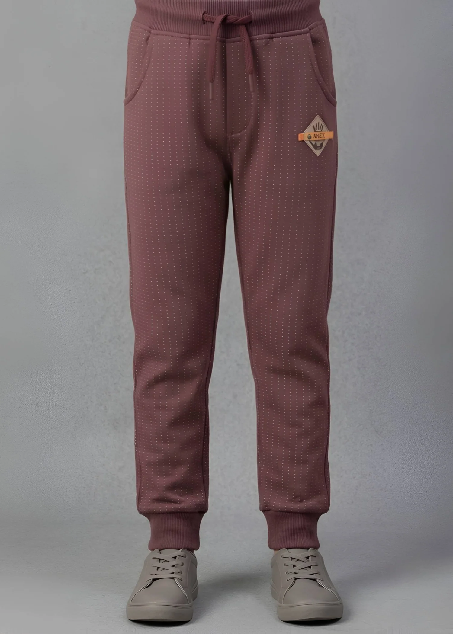 fleece Trousers in Chestnut brown