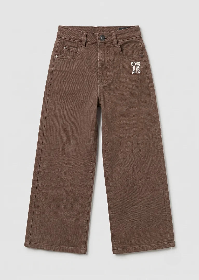 cotton Pants in Brown