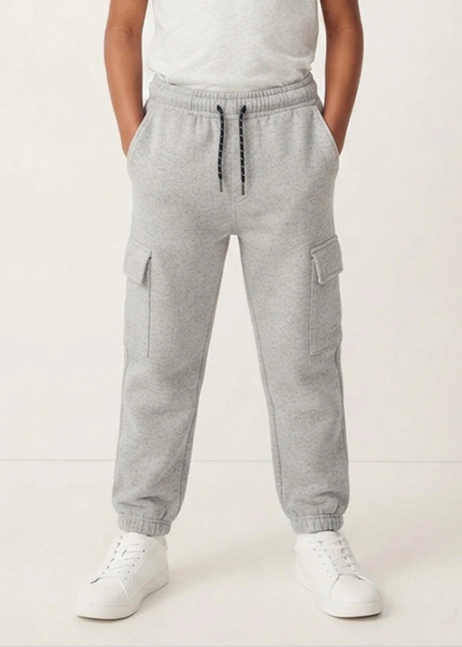 fleece Trousers in Ash grey