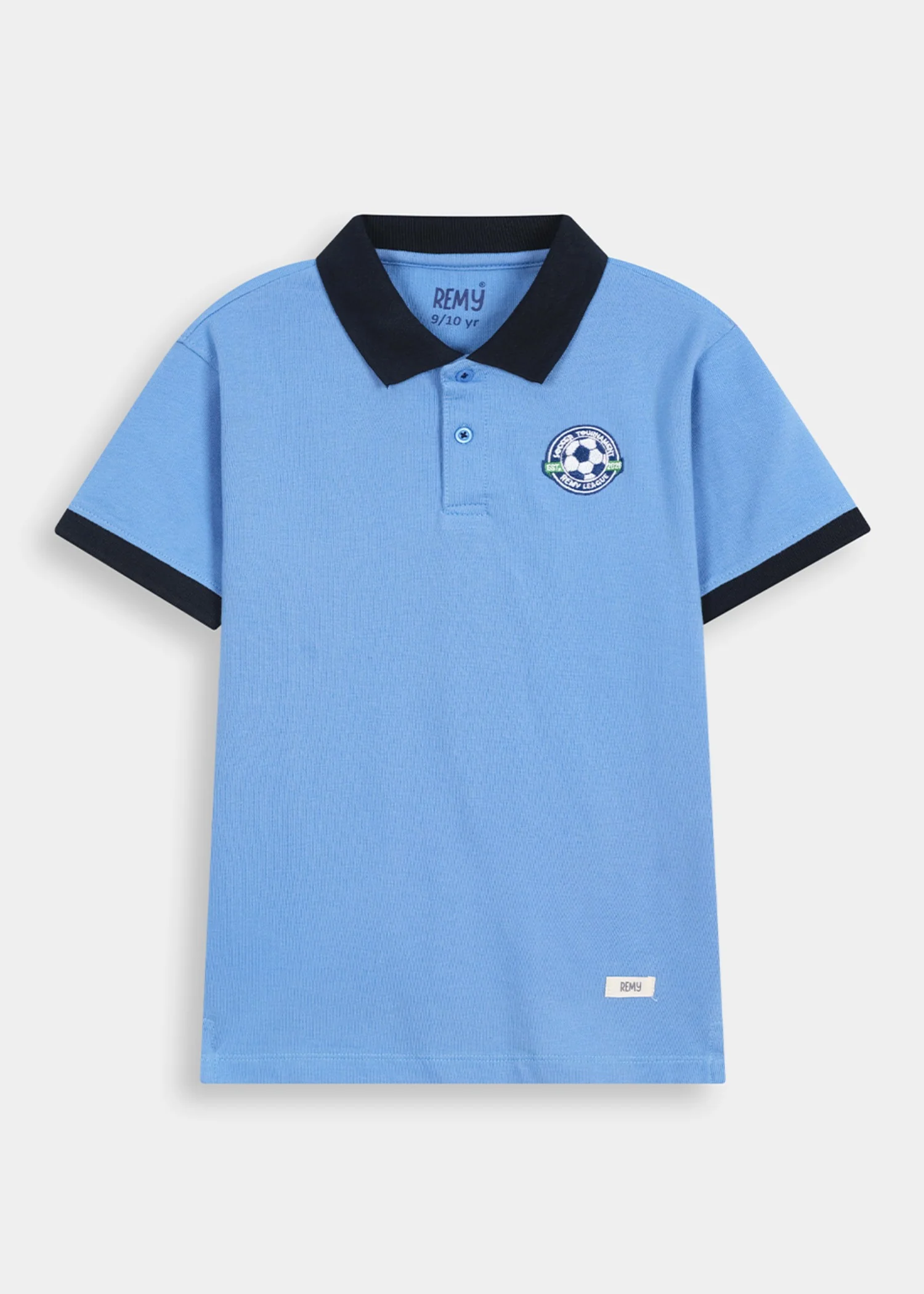porque/pique Polo Shirt in Royal blue