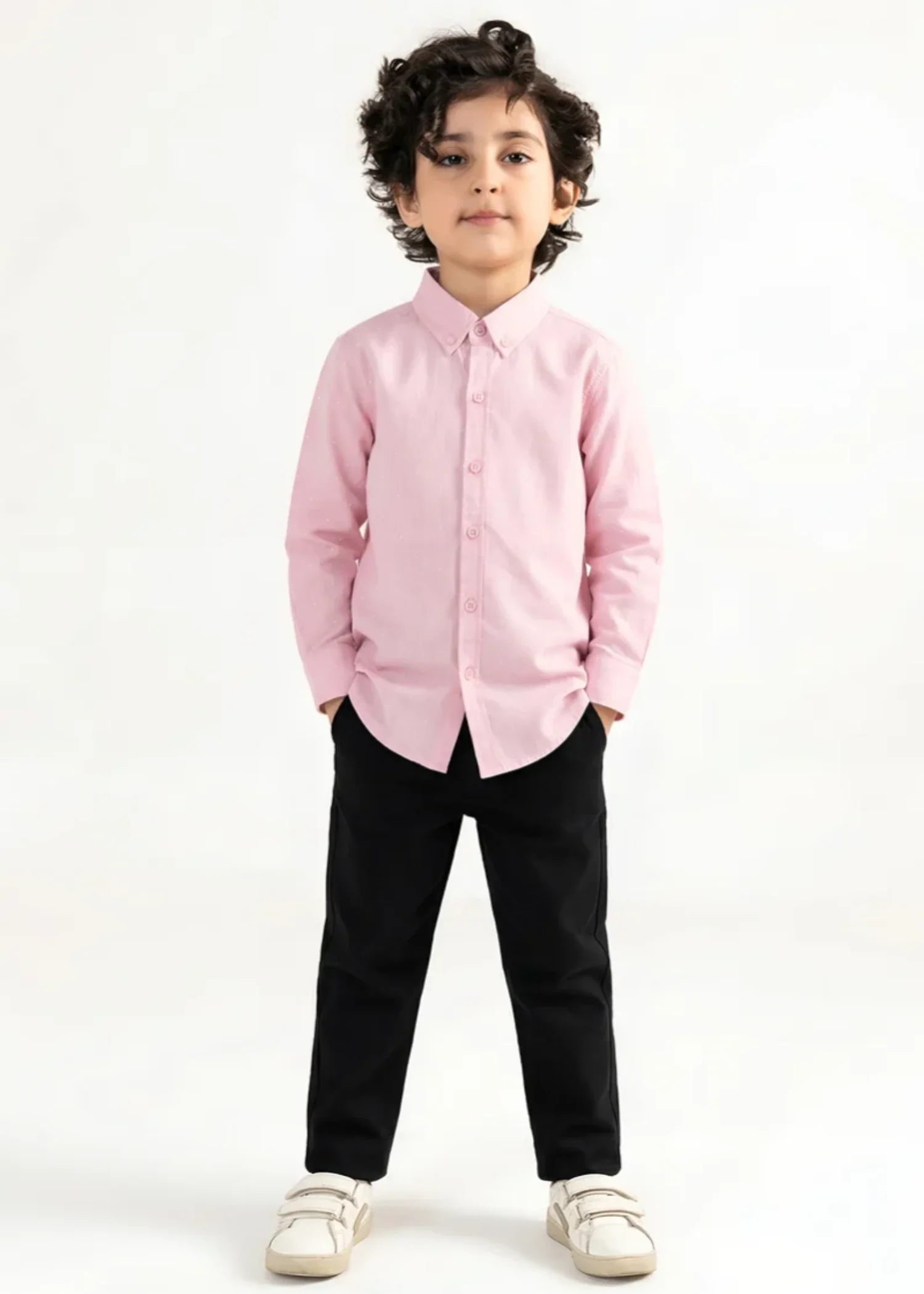 cotton Casual Shirt in Blush pink