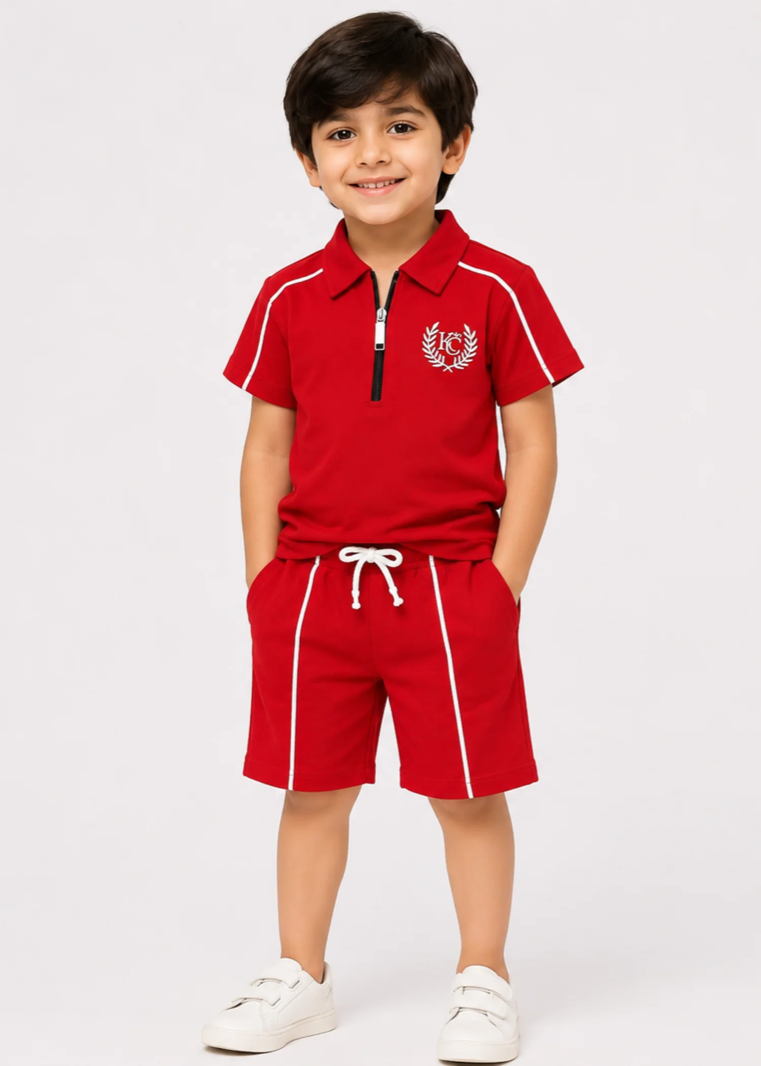 cotton Co ord Sets in Red