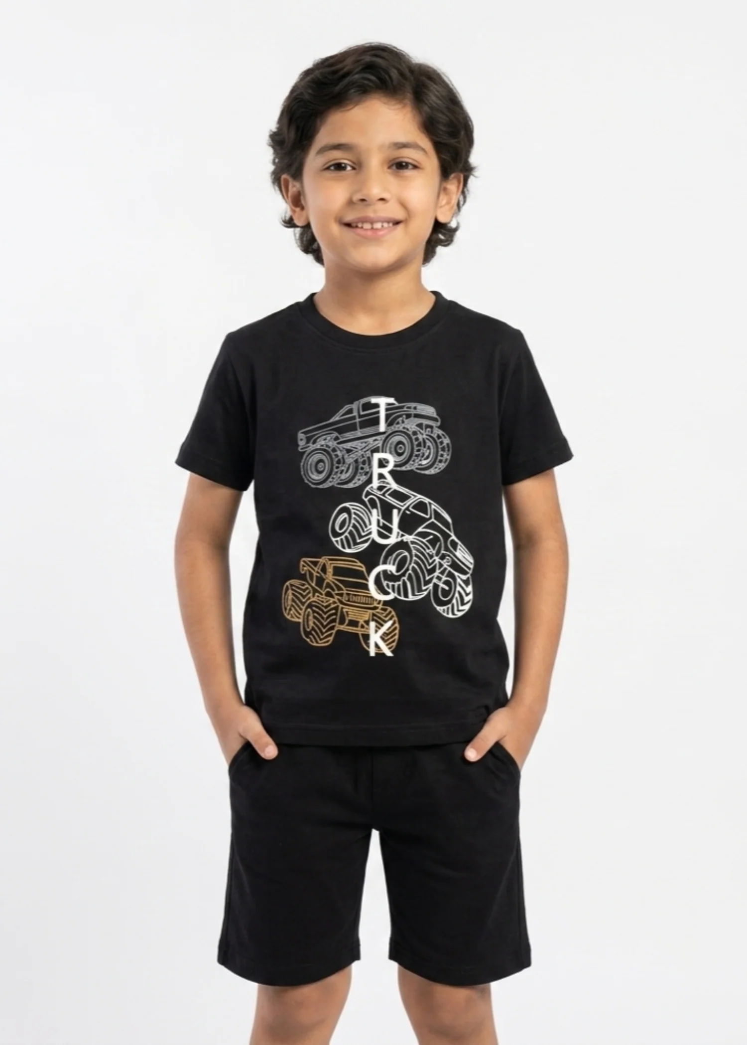 cotton jersey Co ord Sets in Black