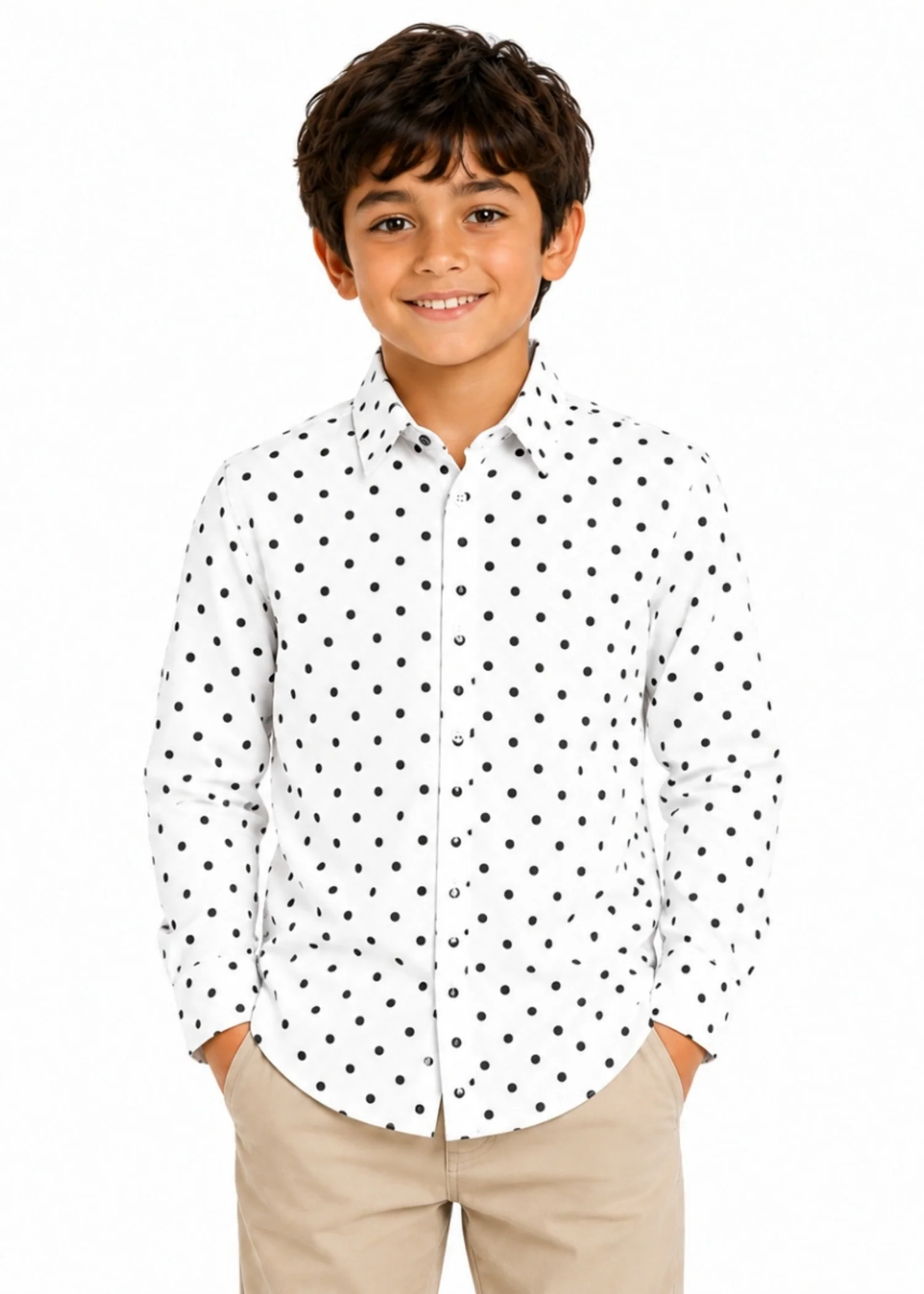 pure cotton Casual Shirt in Black, white