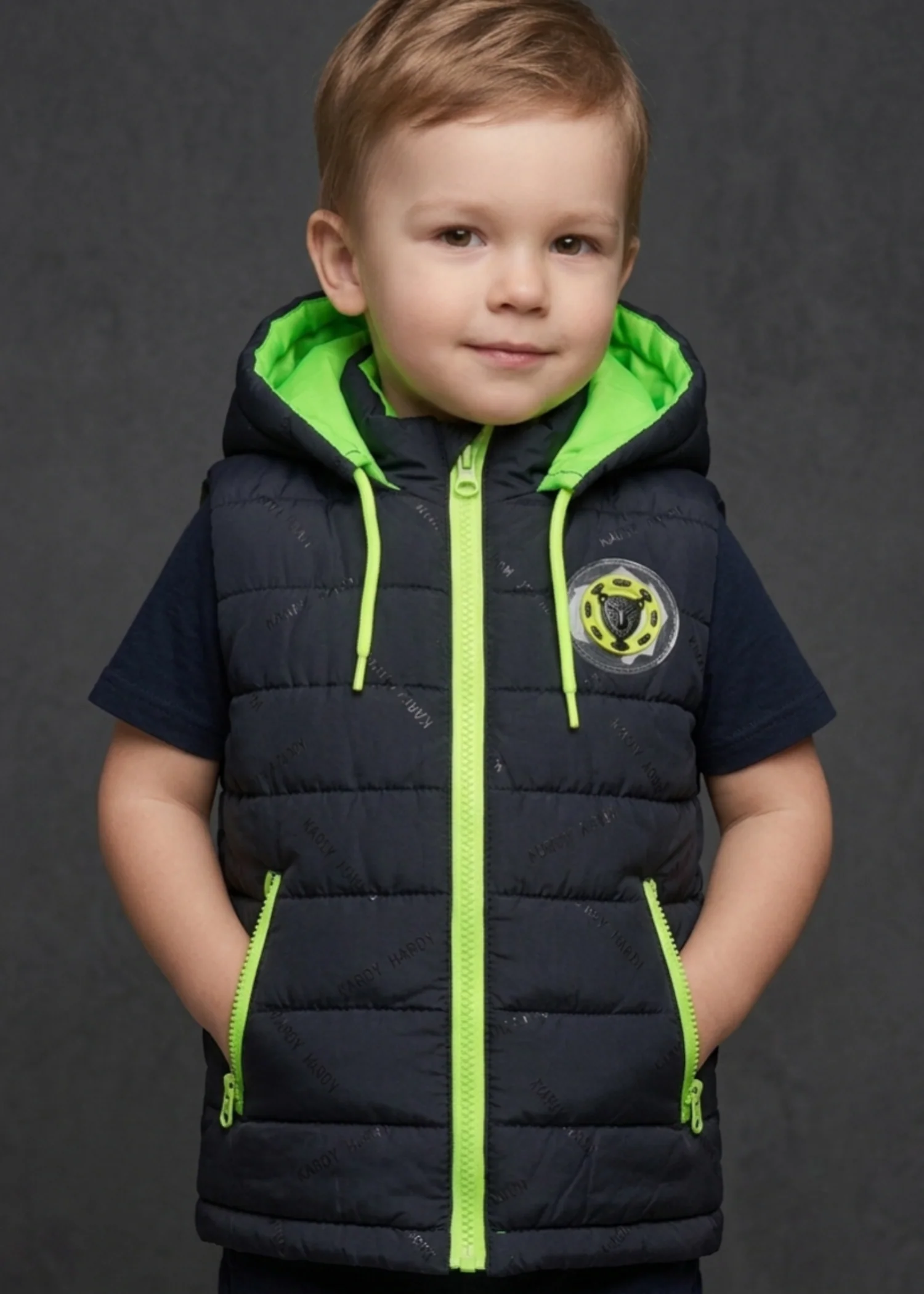 parachute Jacket in Neon green, black