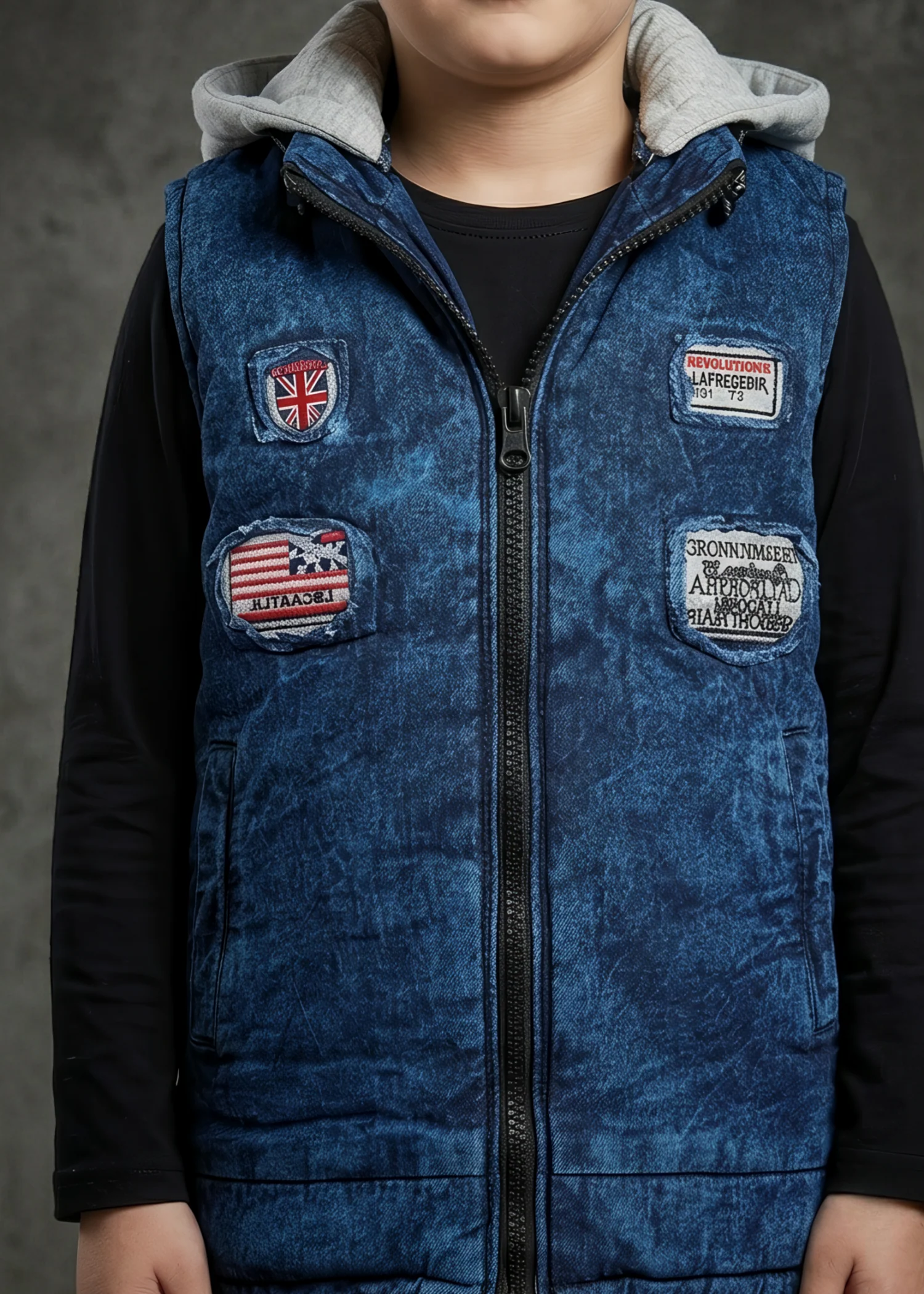 denim Jacket in Sapphire blue