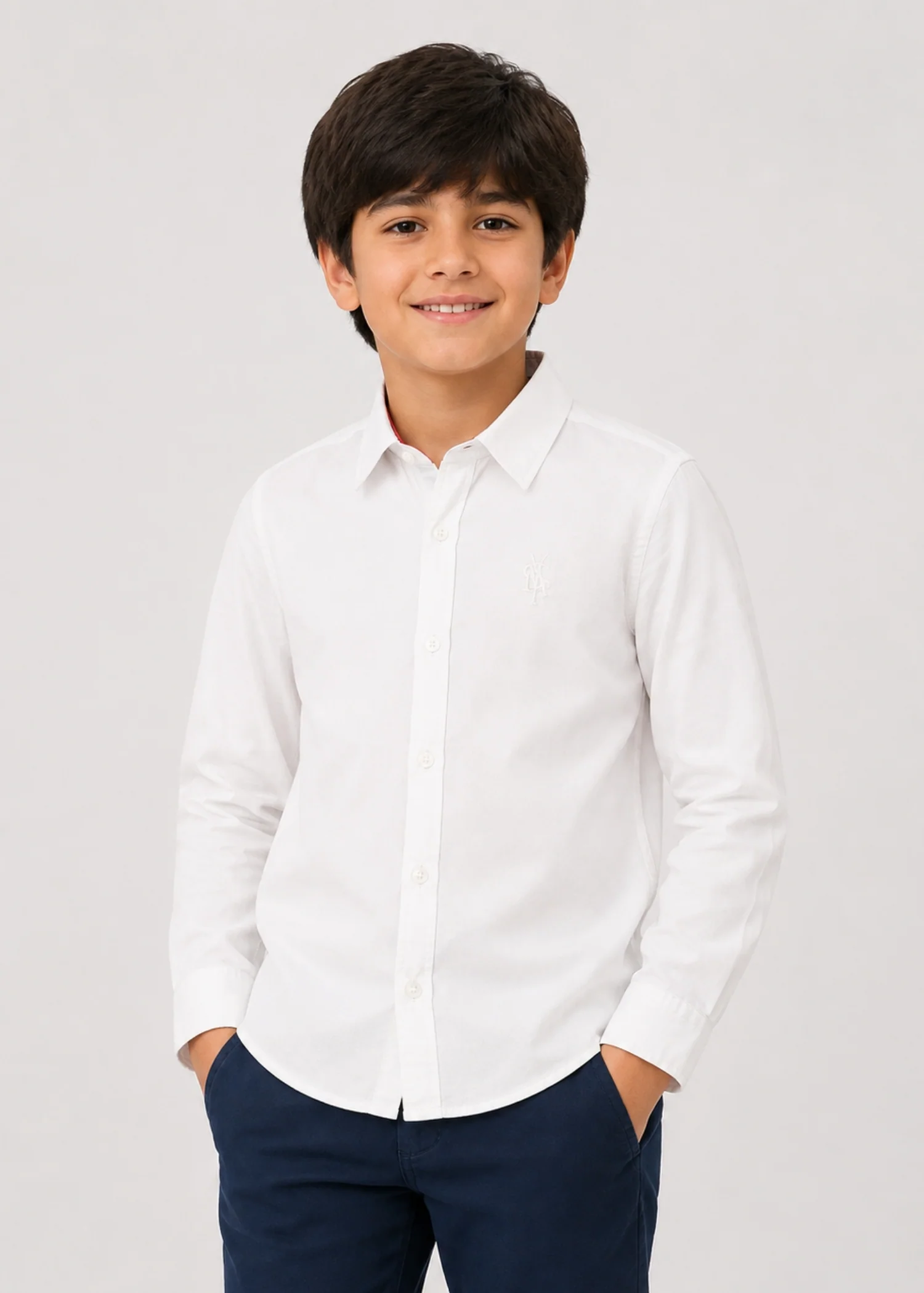 cotton Casual Shirt in Off-white