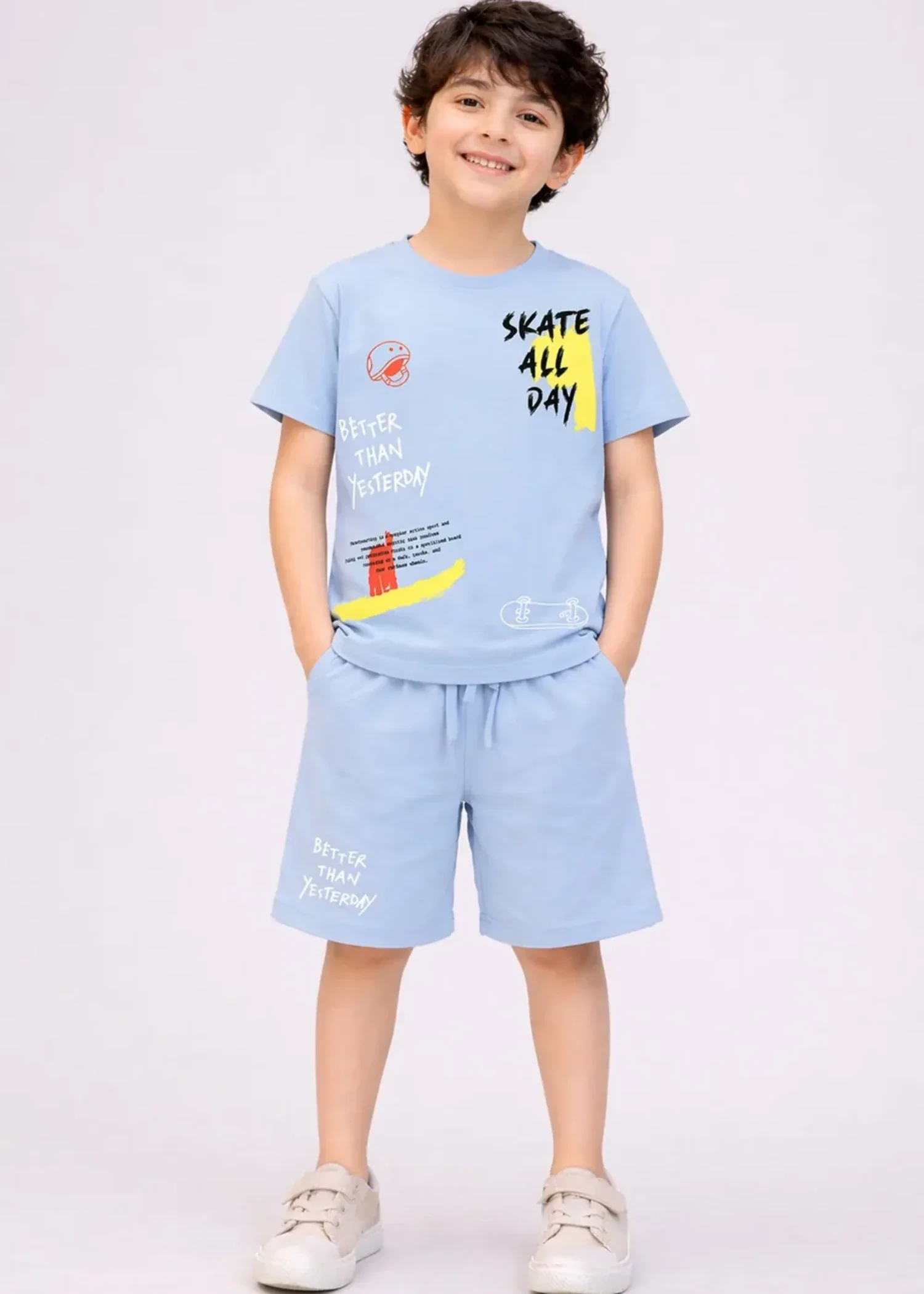 Co ord Sets in Ice blue