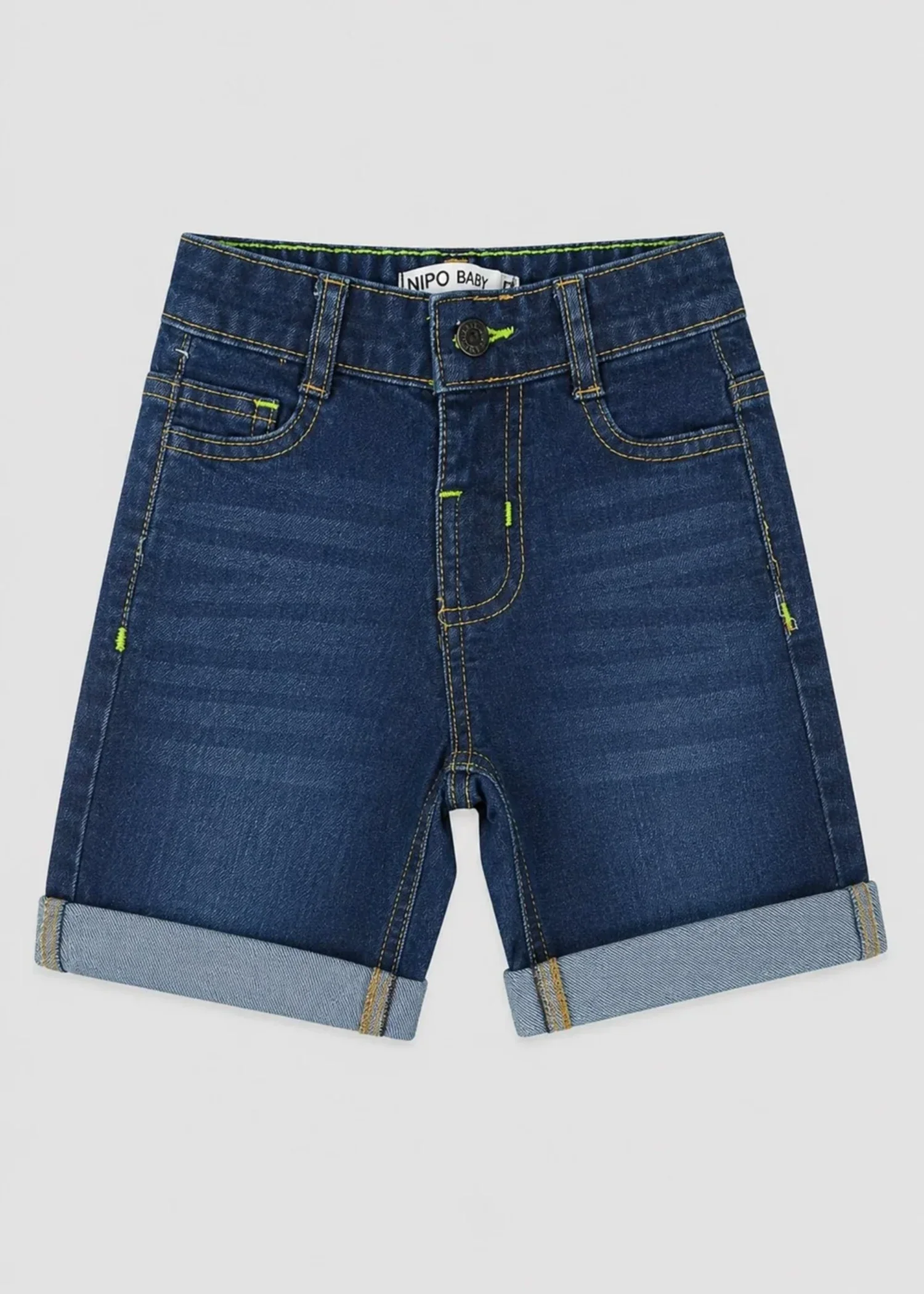 denim Shorts in Dark blue