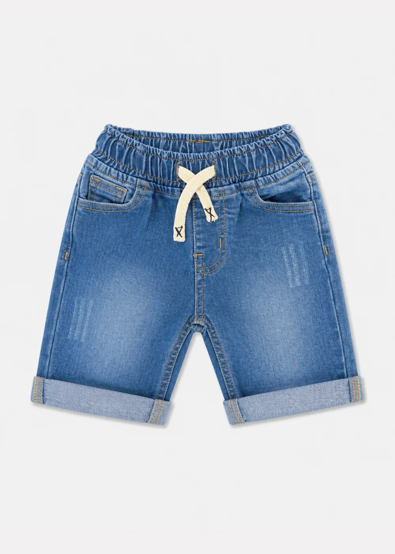 denim Shorts in Carolina blue