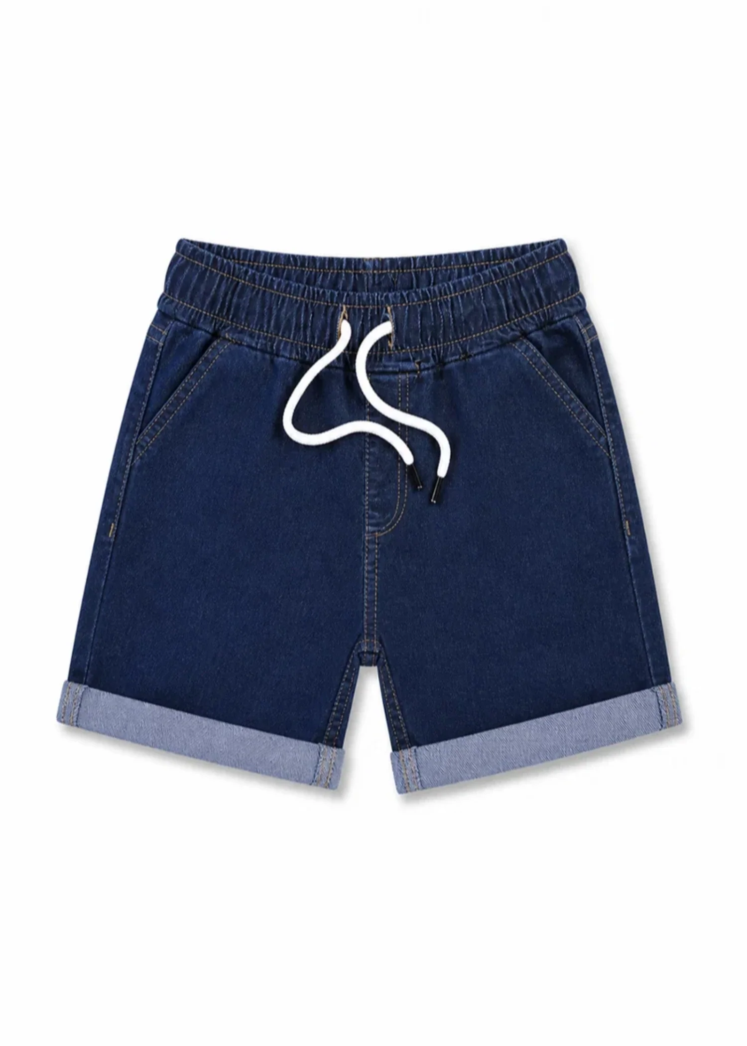 denim Shorts in Dark blue